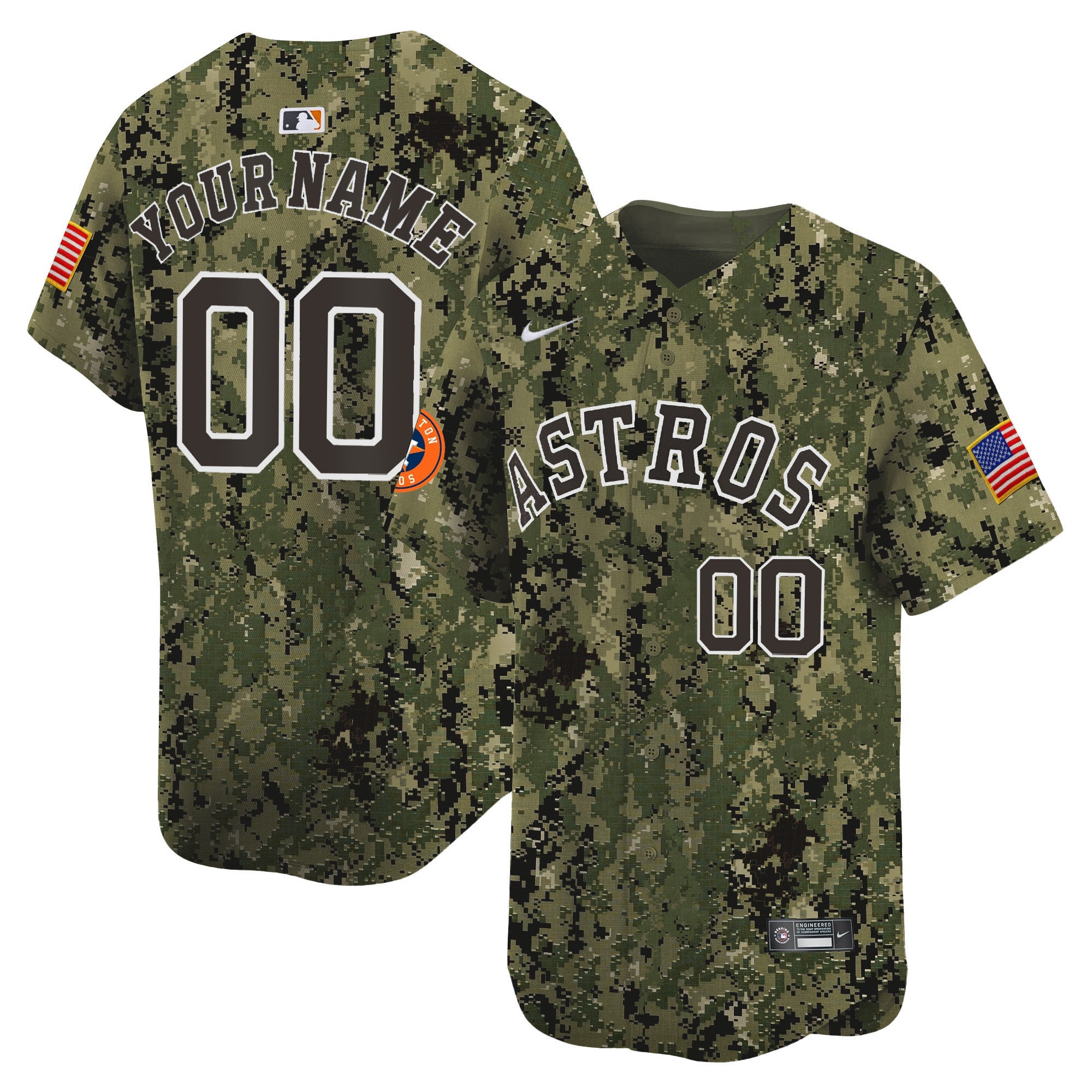 Houston USMC Alternate Vapor Premier Limited Custom Jersey