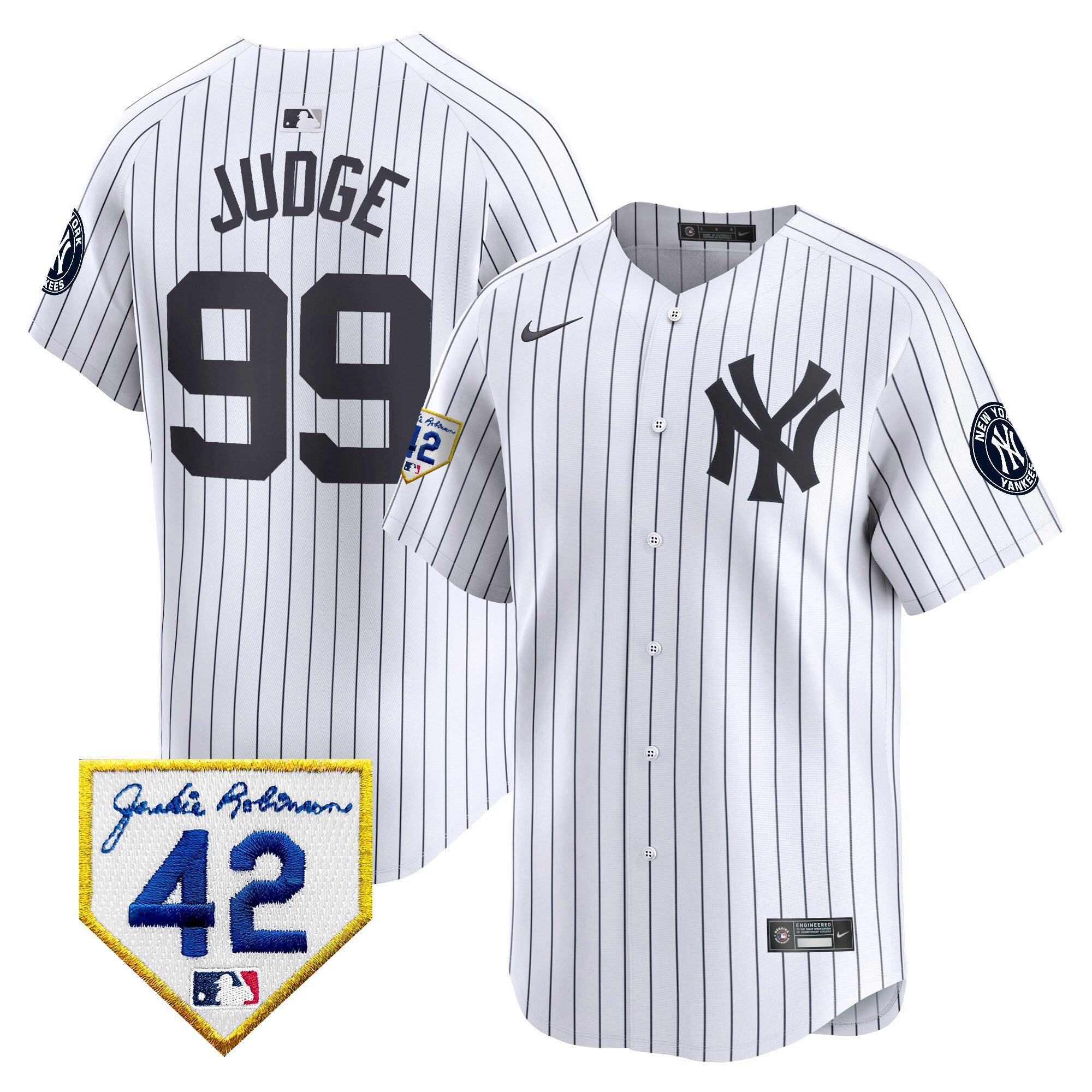 Men’s New York 2024 Jackie Robinson Patch Vapor Premier Limited Jersey