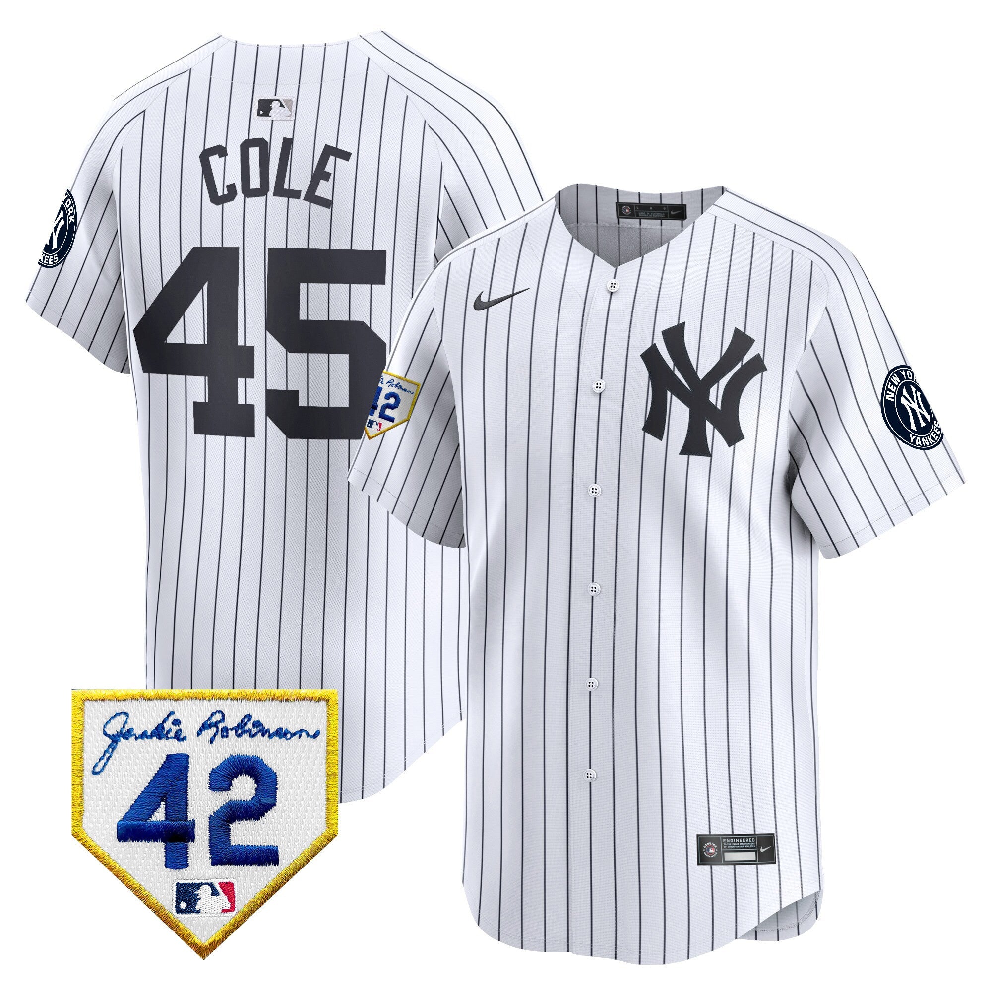Men’s New York 2024 Jackie Robinson Patch Vapor Premier Limited Jersey