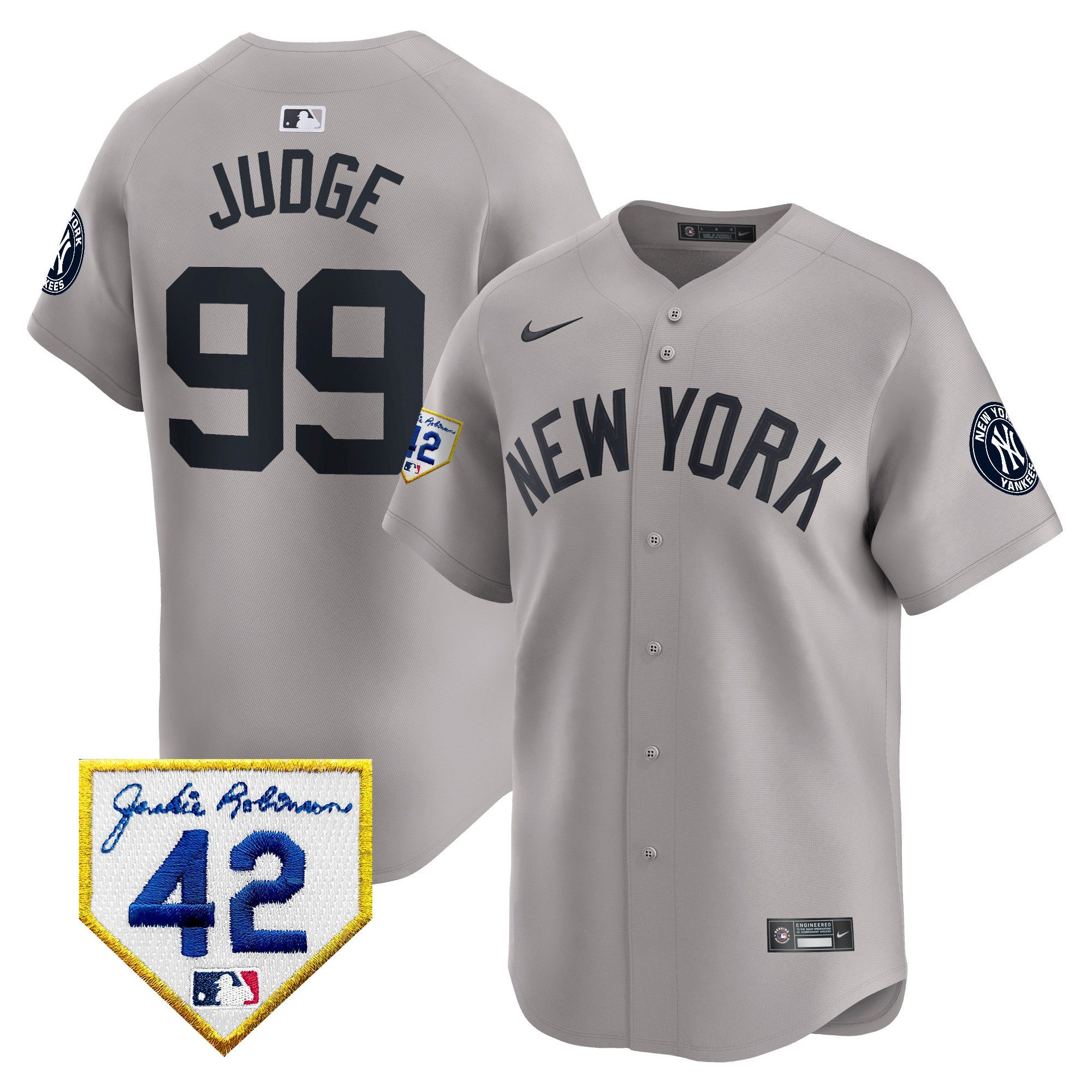 Men’s New York 2024 Jackie Robinson Patch Vapor Premier Limited Jersey