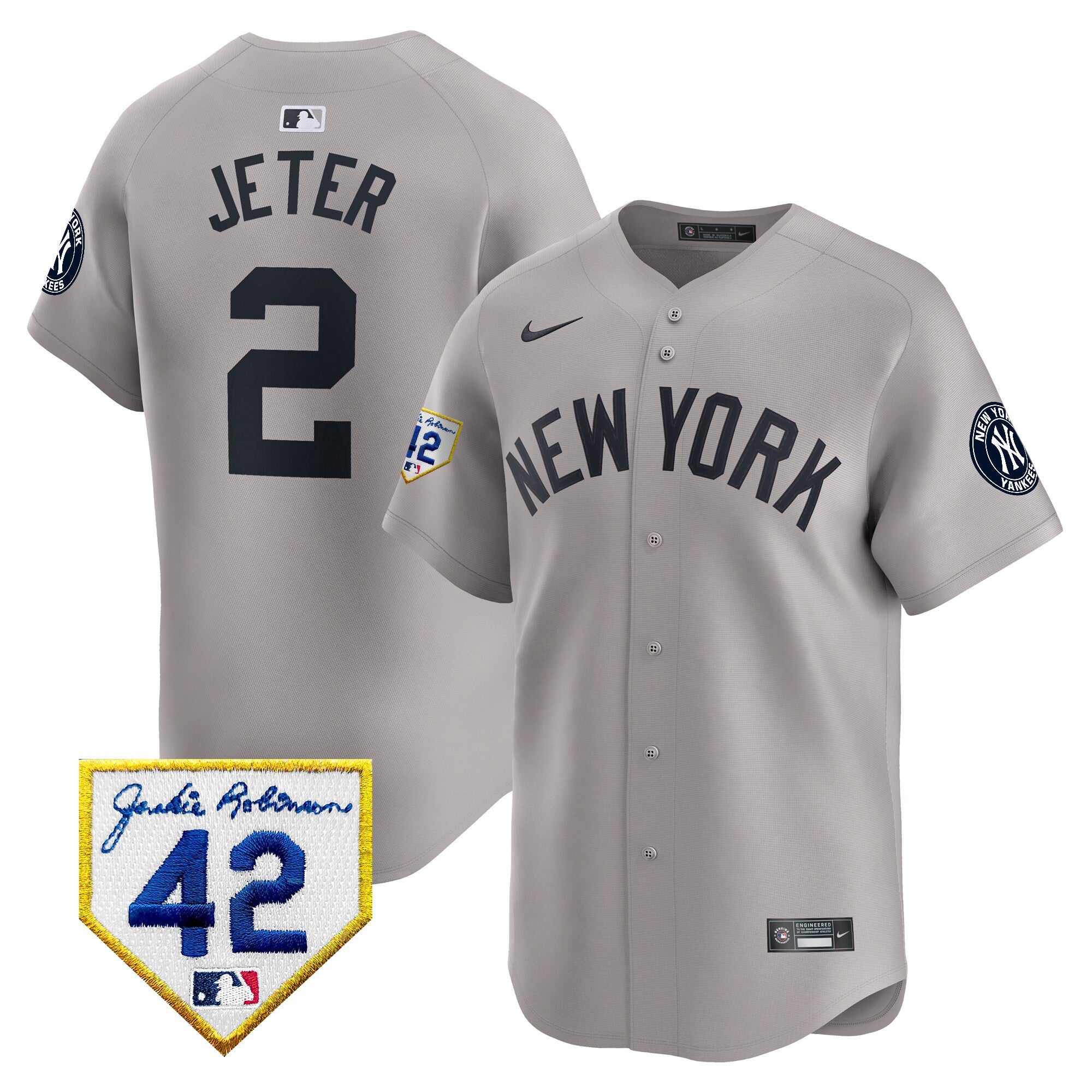 Men’s New York 2024 Jackie Robinson Patch Vapor Premier Limited Jersey