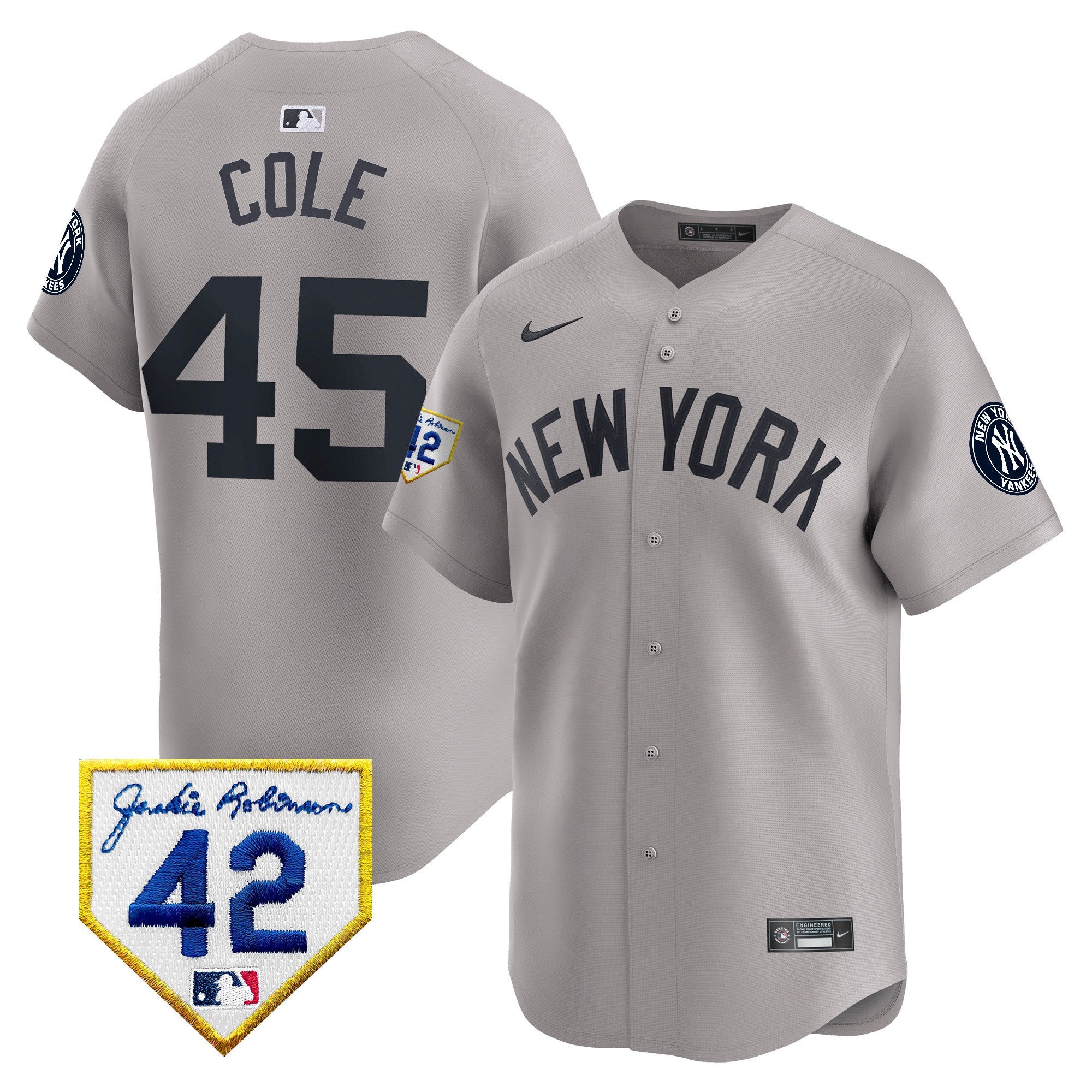 Men’s New York 2024 Jackie Robinson Patch Vapor Premier Limited Jersey