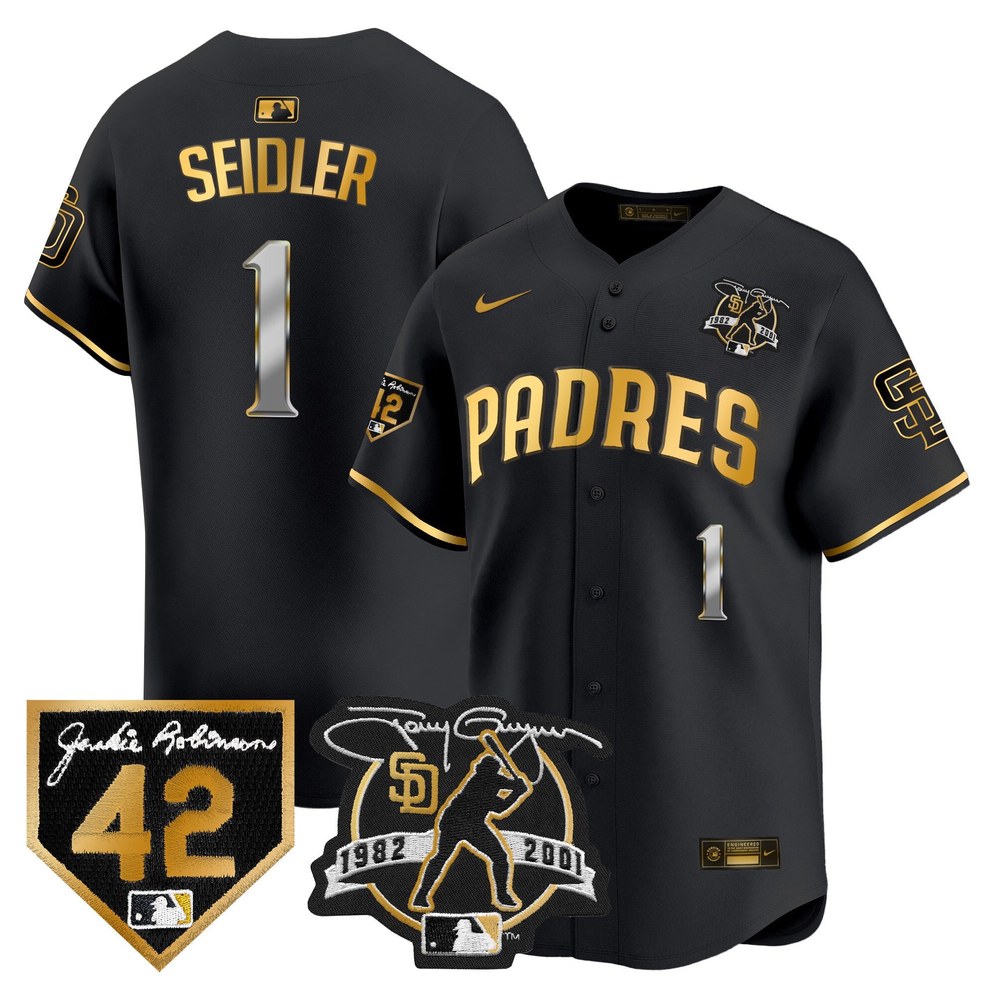 Men’s 2024 Tony Gwynn & Robinson Patch Vapor Premier Limited Jersey