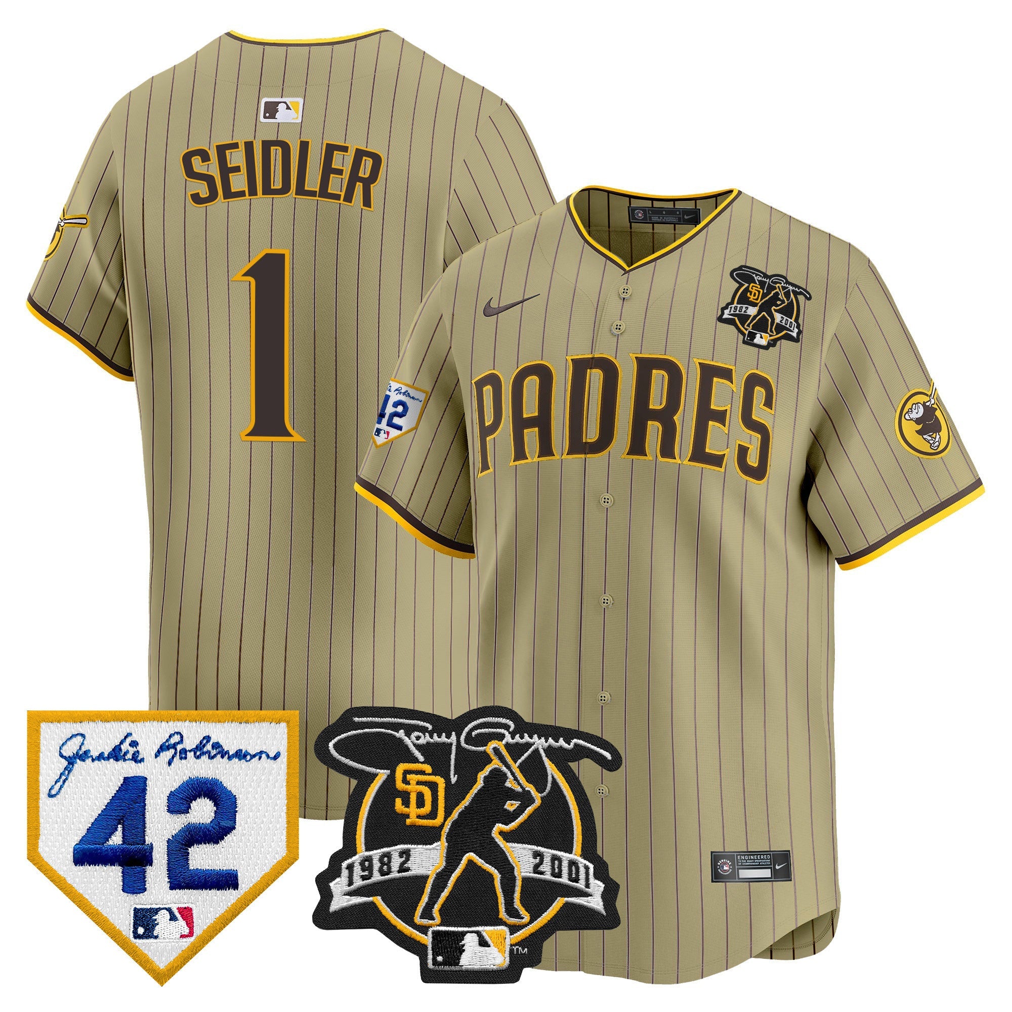Men’s 2024 Tony Gwynn & Robinson Patch Vapor Premier Limited Jersey
