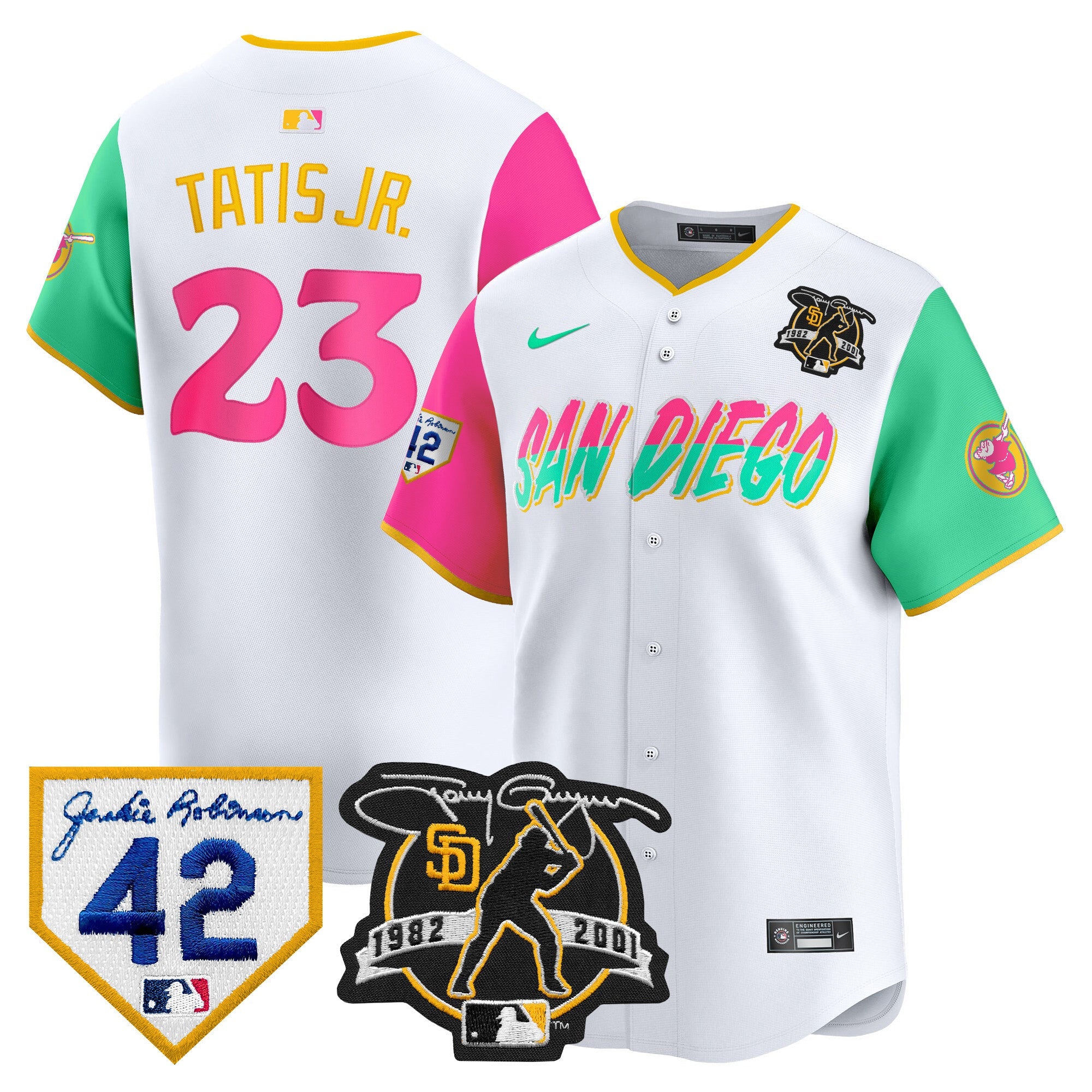 Men’s 2024 Tony Gwynn & Robinson Patch Vapor Premier Limited Jersey