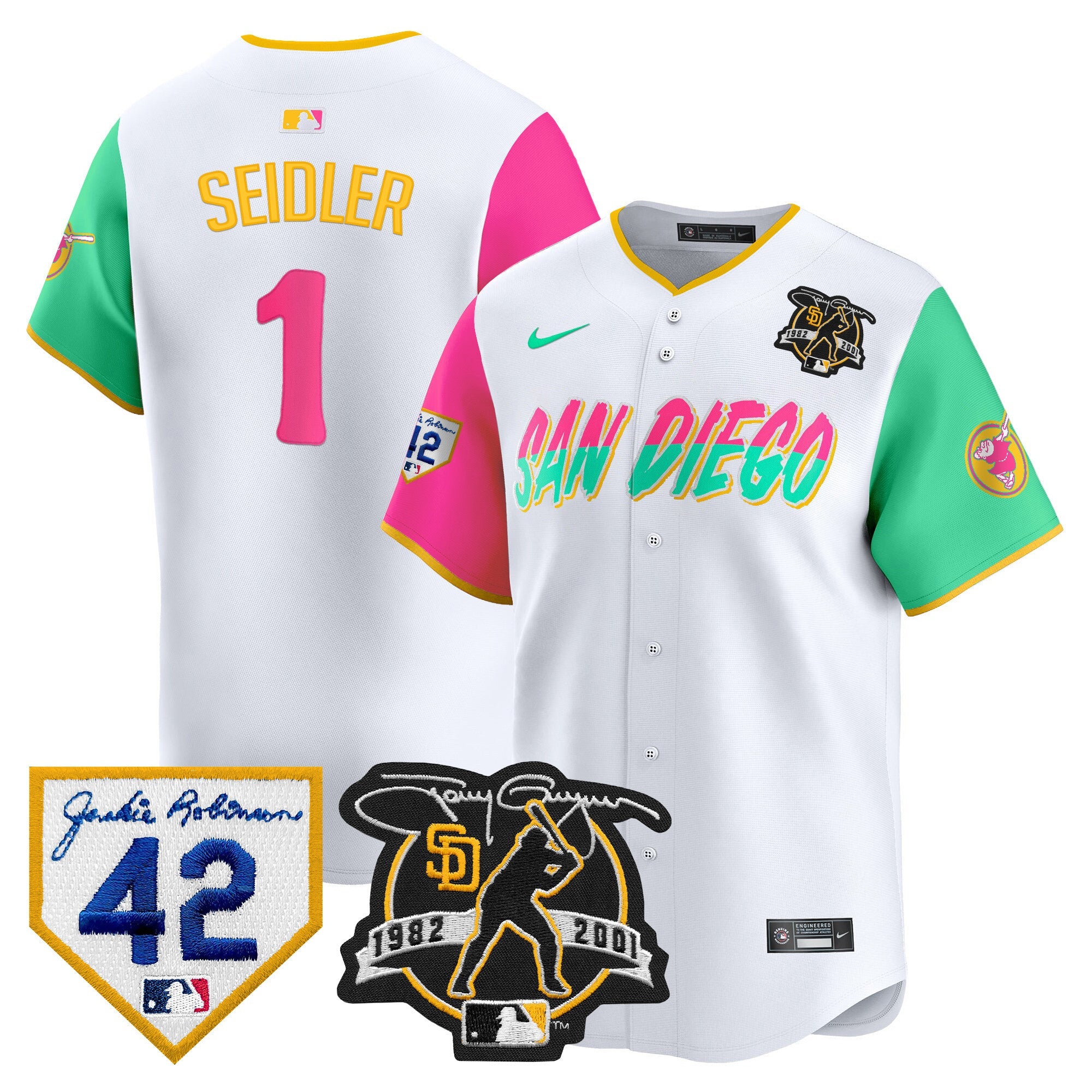 Men’s 2024 Tony Gwynn & Robinson Patch Vapor Premier Limited Jersey