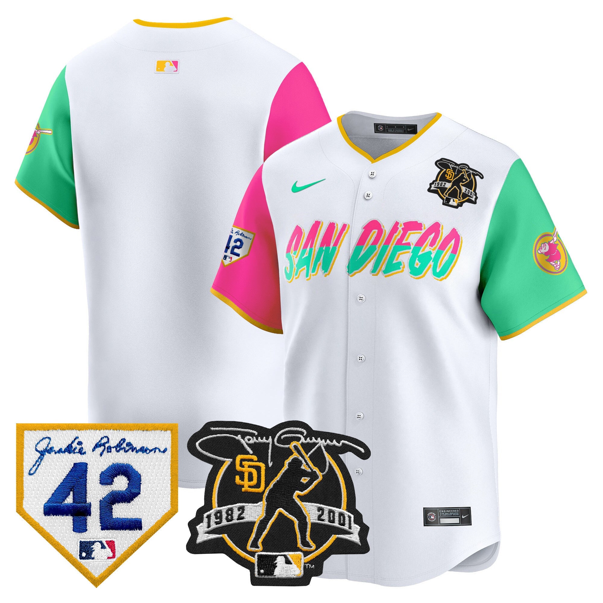 Men’s 2024 Tony Gwynn & Robinson Patch Vapor Premier Limited Jersey