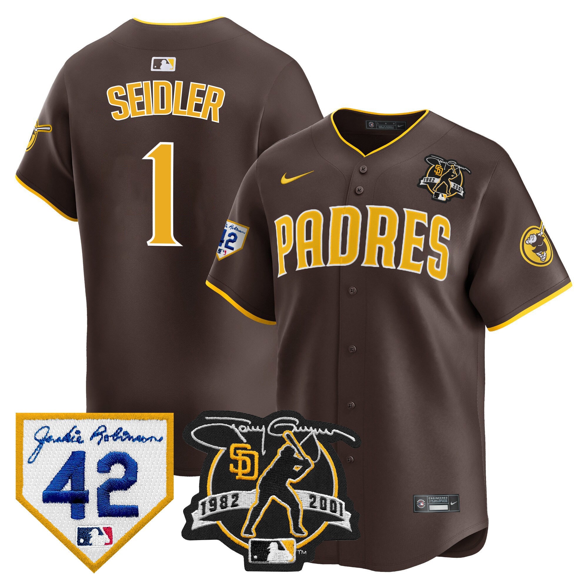 Men’s 2024 Tony Gwynn & Robinson Patch Vapor Premier Limited Jersey