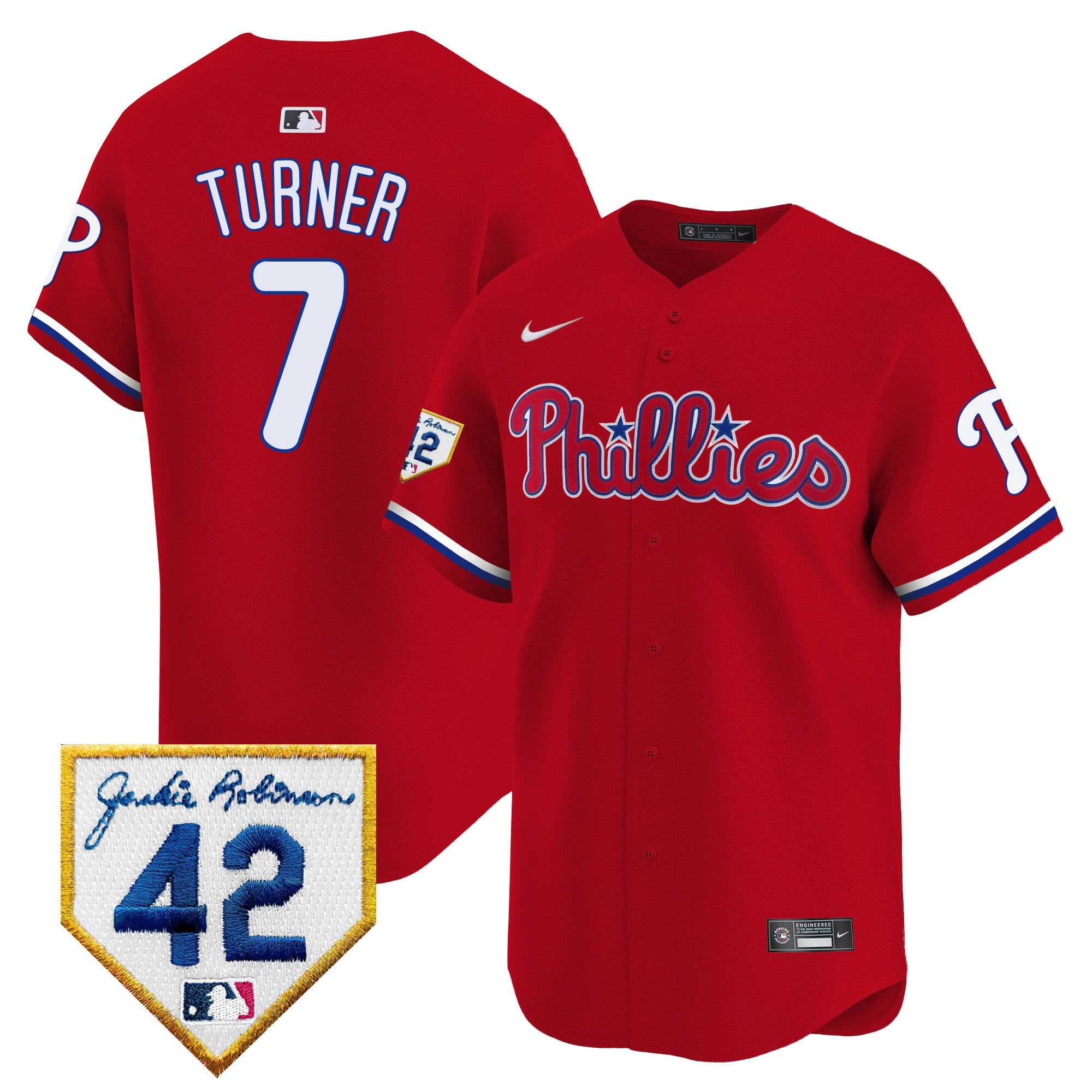 Men’s 2024 Jackie Robinson Patch Vapor Premier Limited Jersey