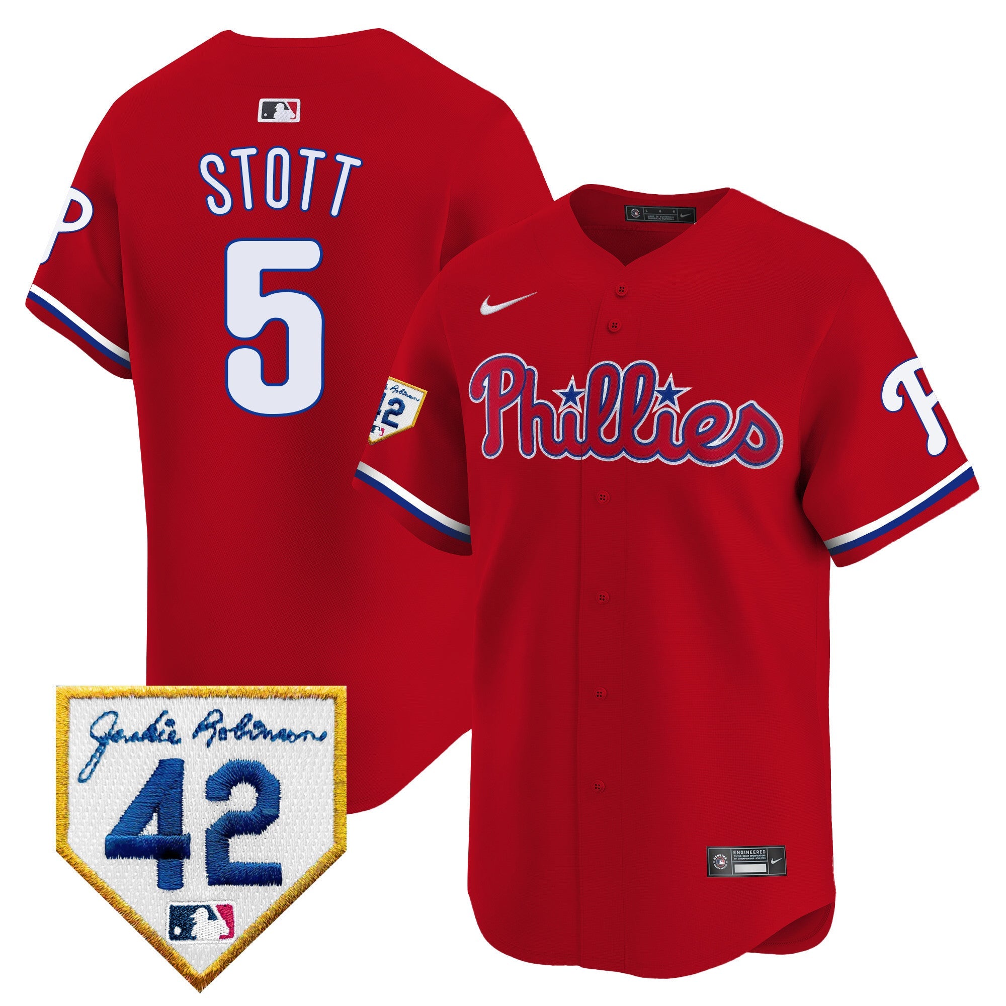 Men’s 2024 Jackie Robinson Patch Vapor Premier Limited Jersey