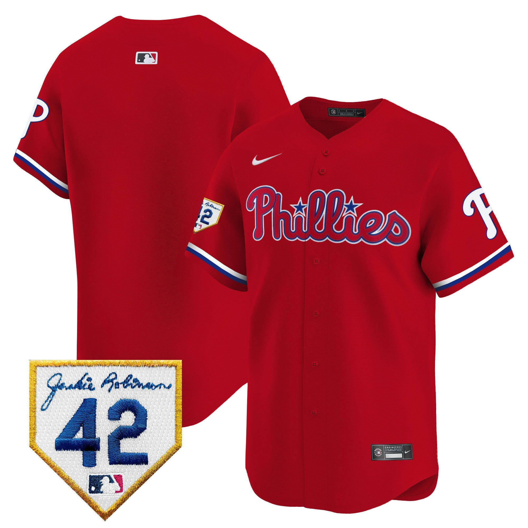 Men’s 2024 Jackie Robinson Patch Vapor Premier Limited Jersey