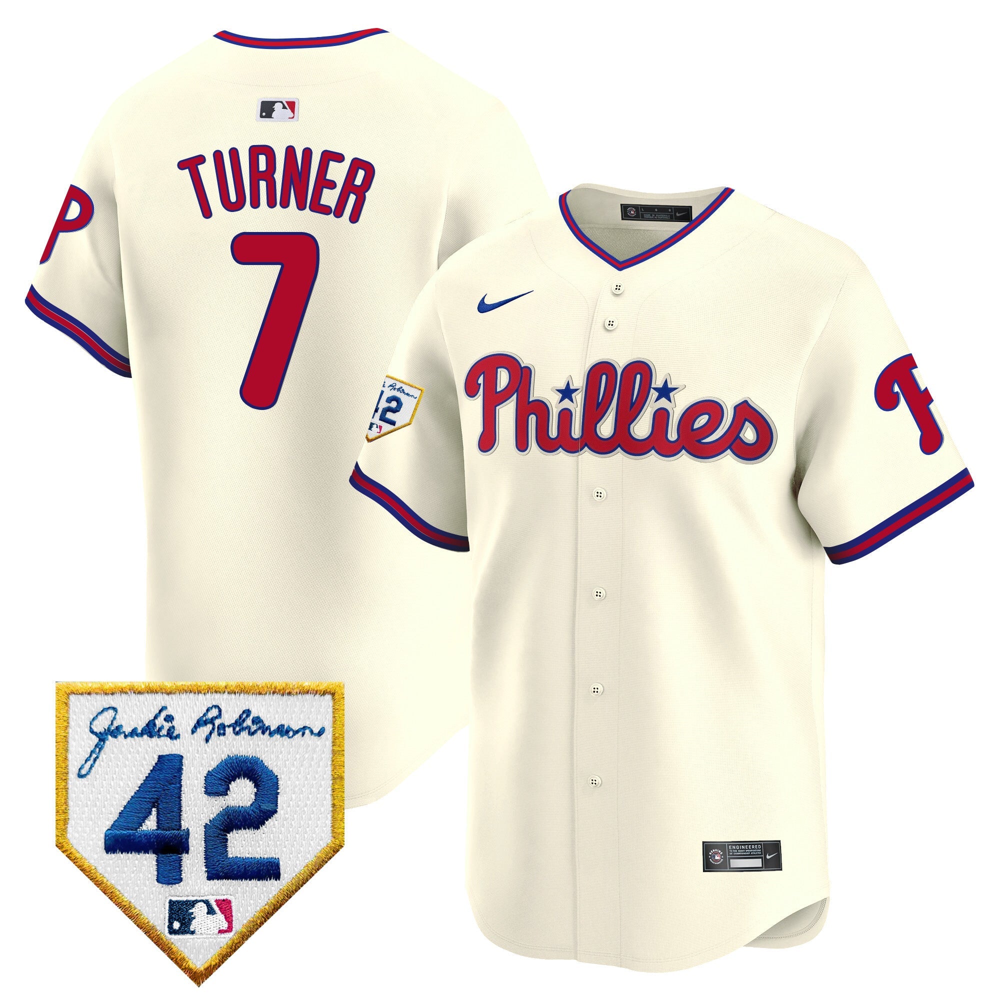 Men’s 2024 Jackie Robinson Patch Vapor Premier Limited Jersey