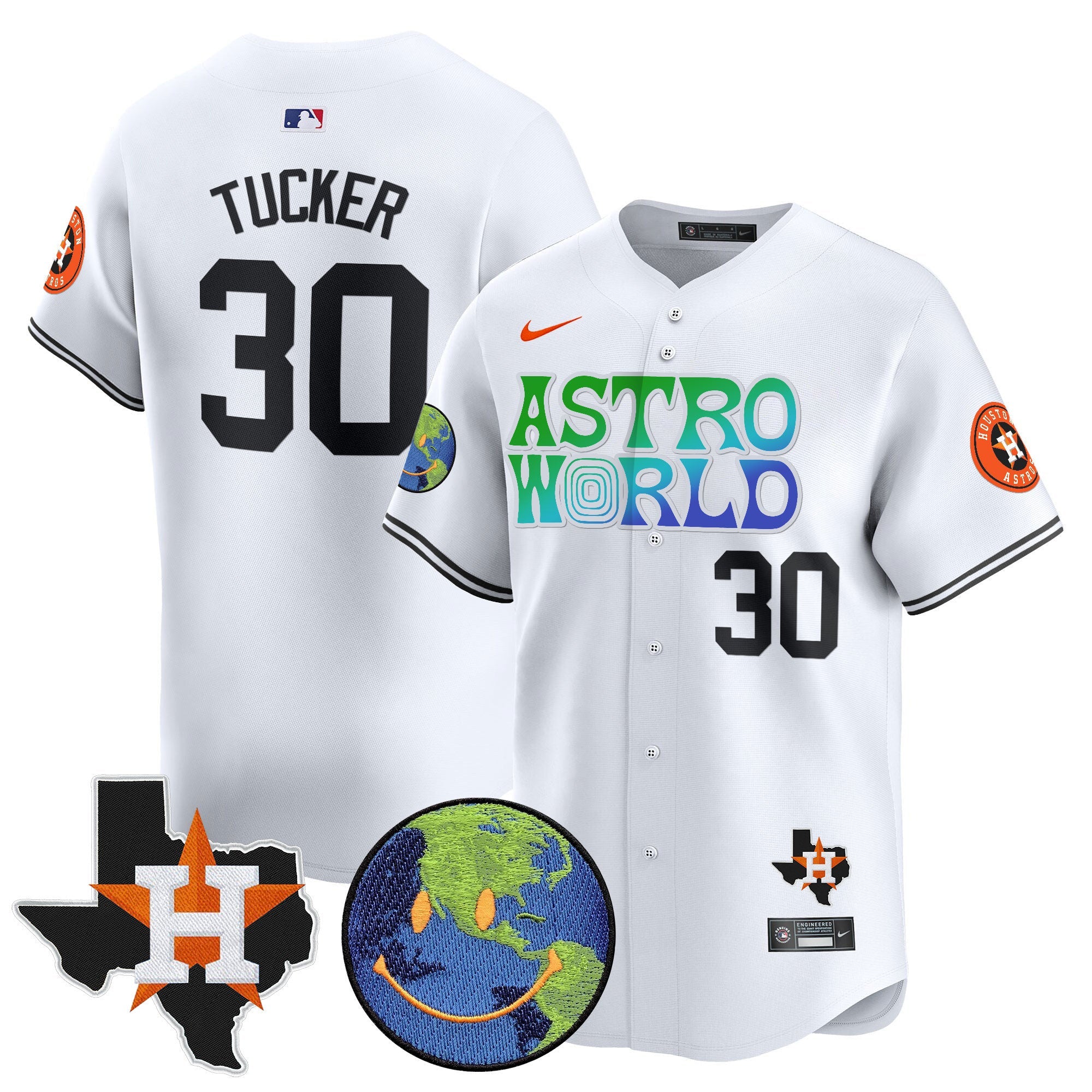 Men’s Houston Cactus Jack Astro World Vapor Premier Limited Jersey