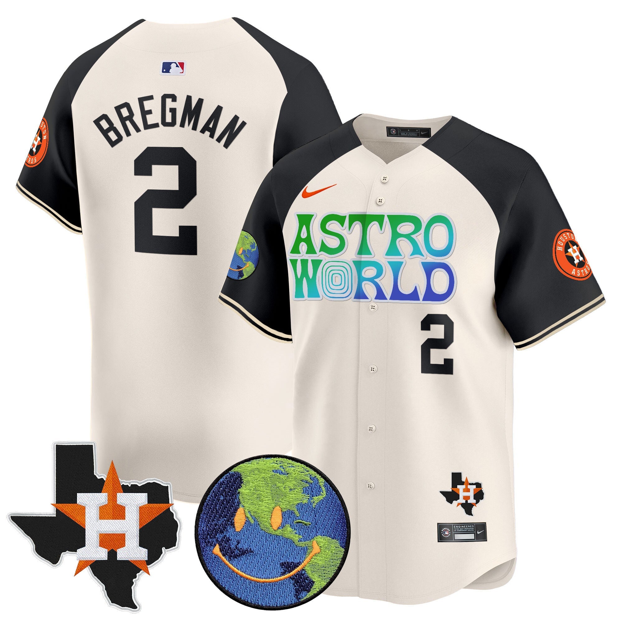 Men’s Houston Cactus Jack Astro World Vapor Premier Limited Jersey