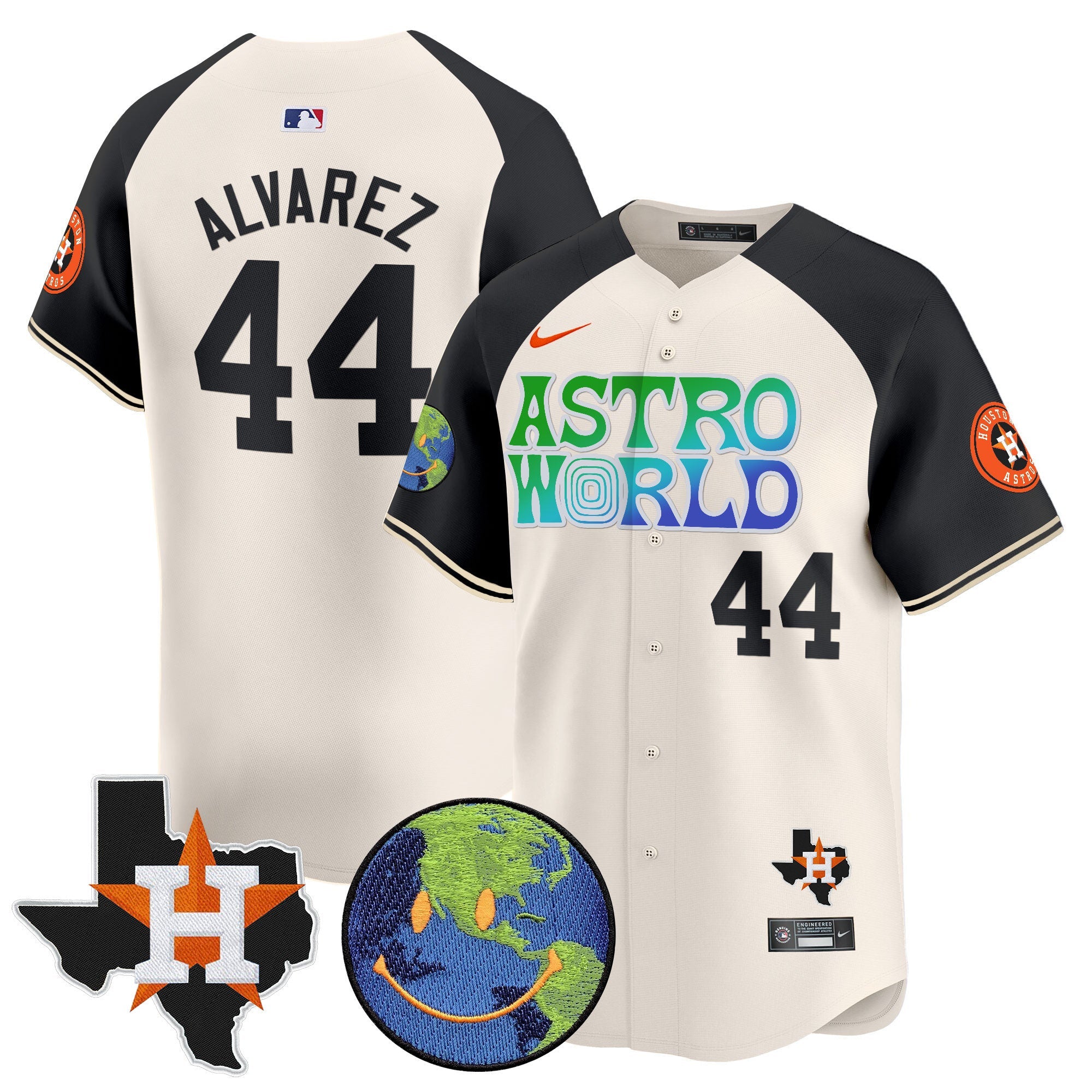 Men’s Houston Cactus Jack Astro World Vapor Premier Limited Jersey