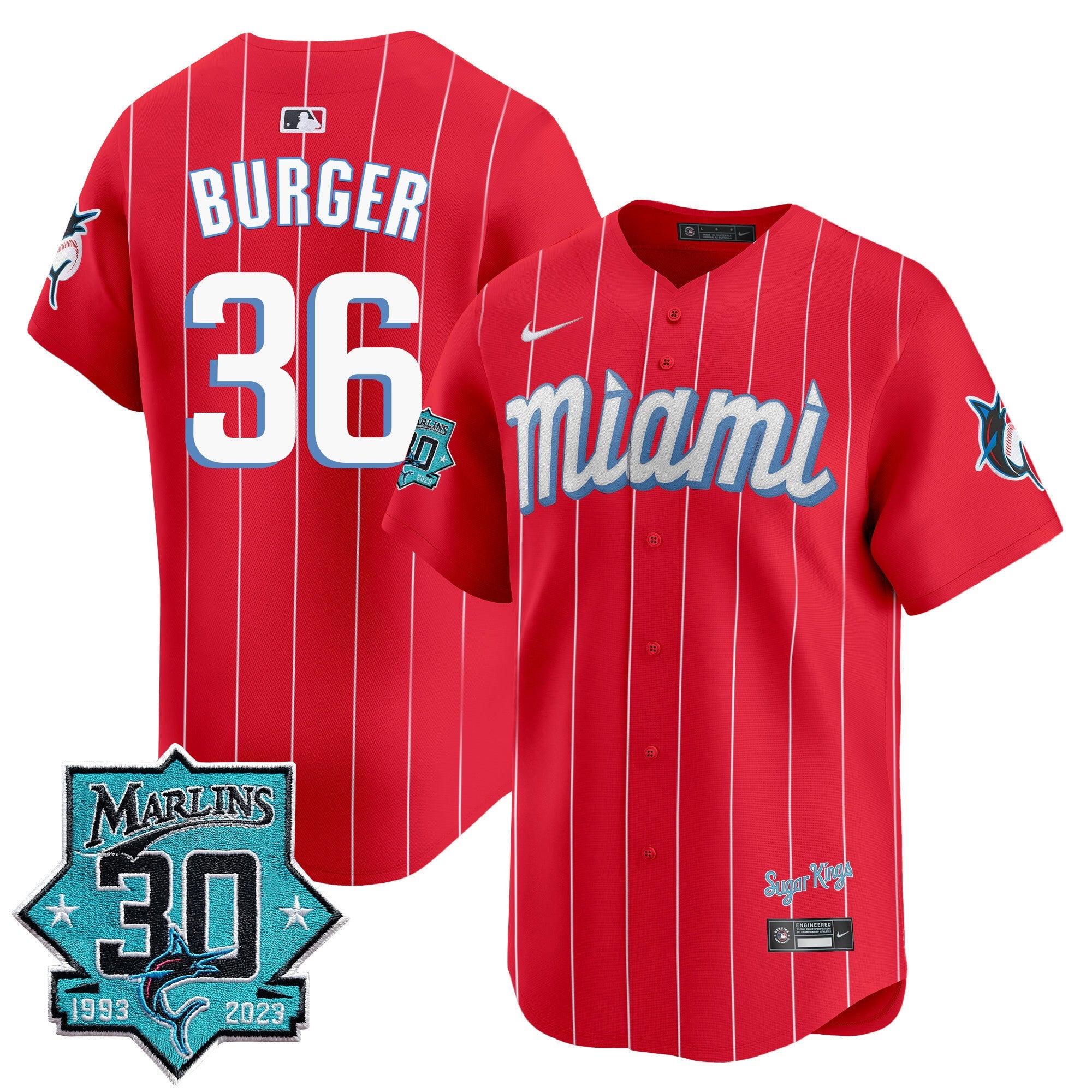 Men’s Miami 30 Seasons Anniversary Patch Vapor Premier Limited Jersey