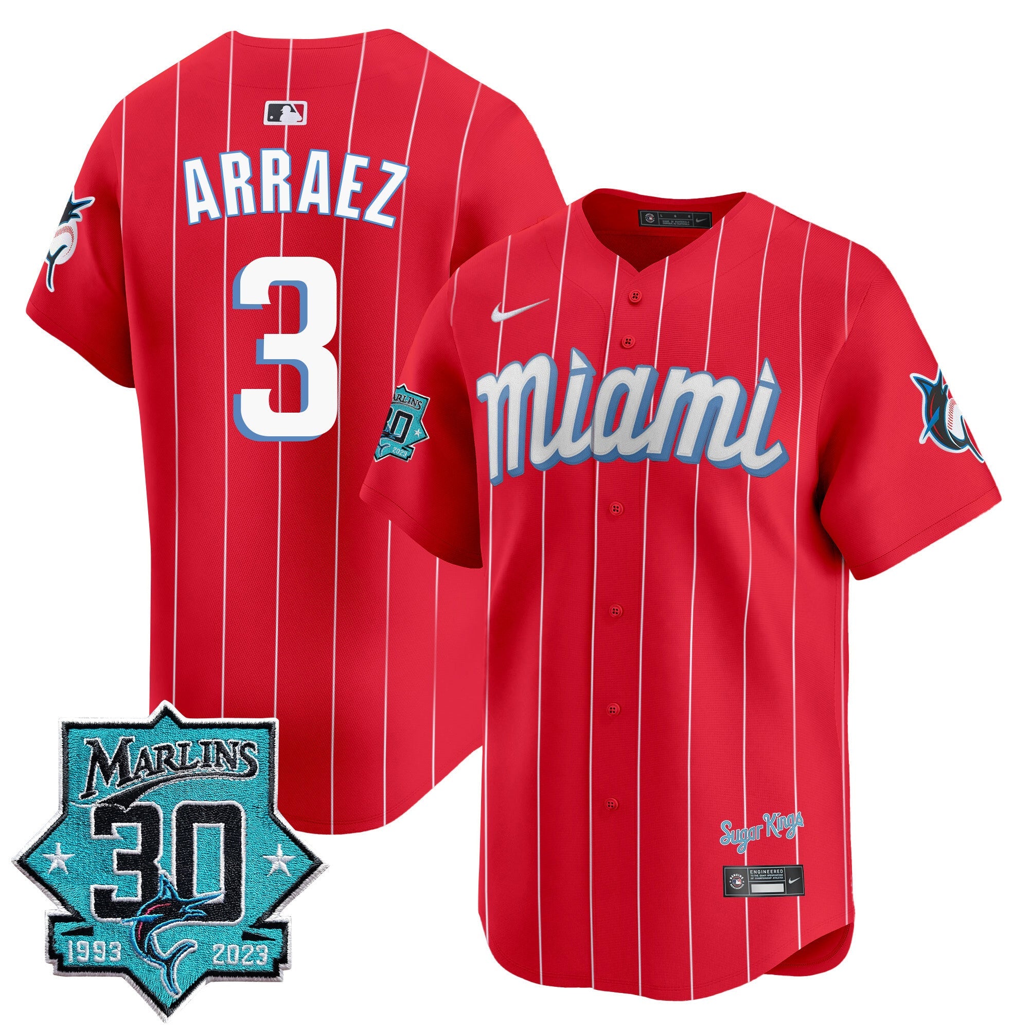 Men’s Miami 30 Seasons Anniversary Patch Vapor Premier Limited Jersey