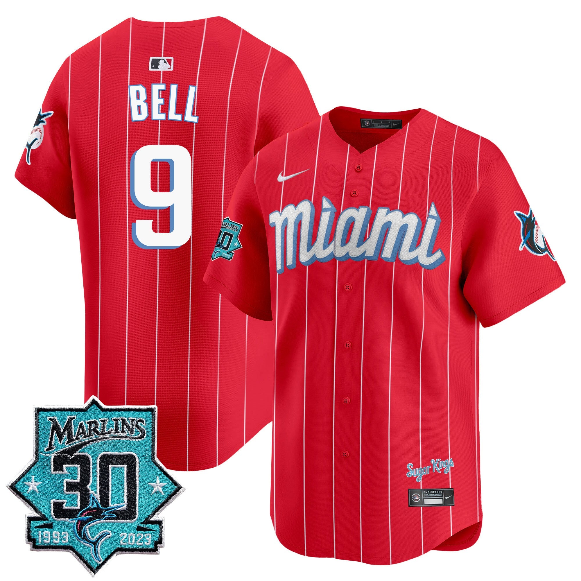 Men’s Miami 30 Seasons Anniversary Patch Vapor Premier Limited Jersey
