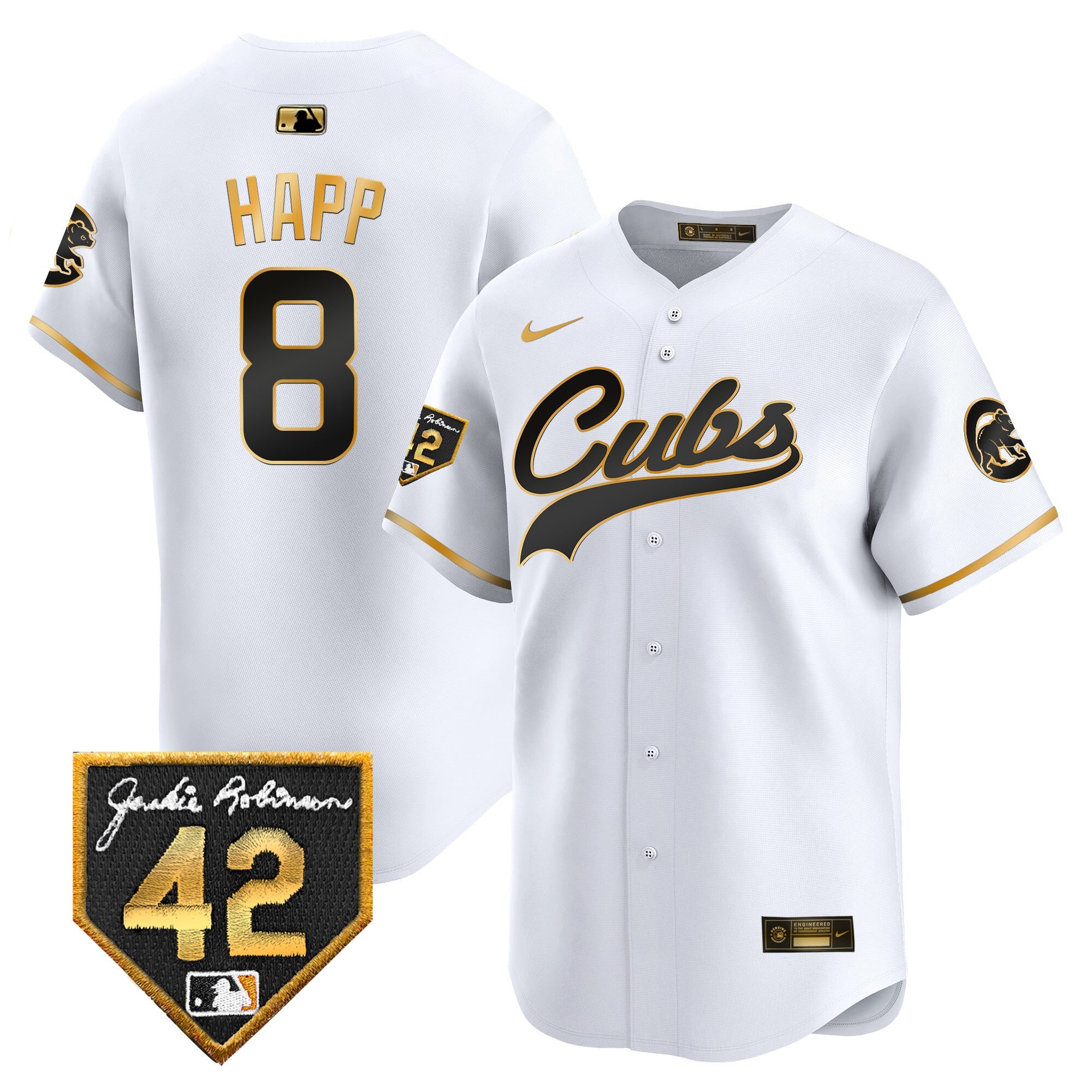 Men’s Chicago 2024 Jackie Robinson Patch Vapor Premier Limited Jersey