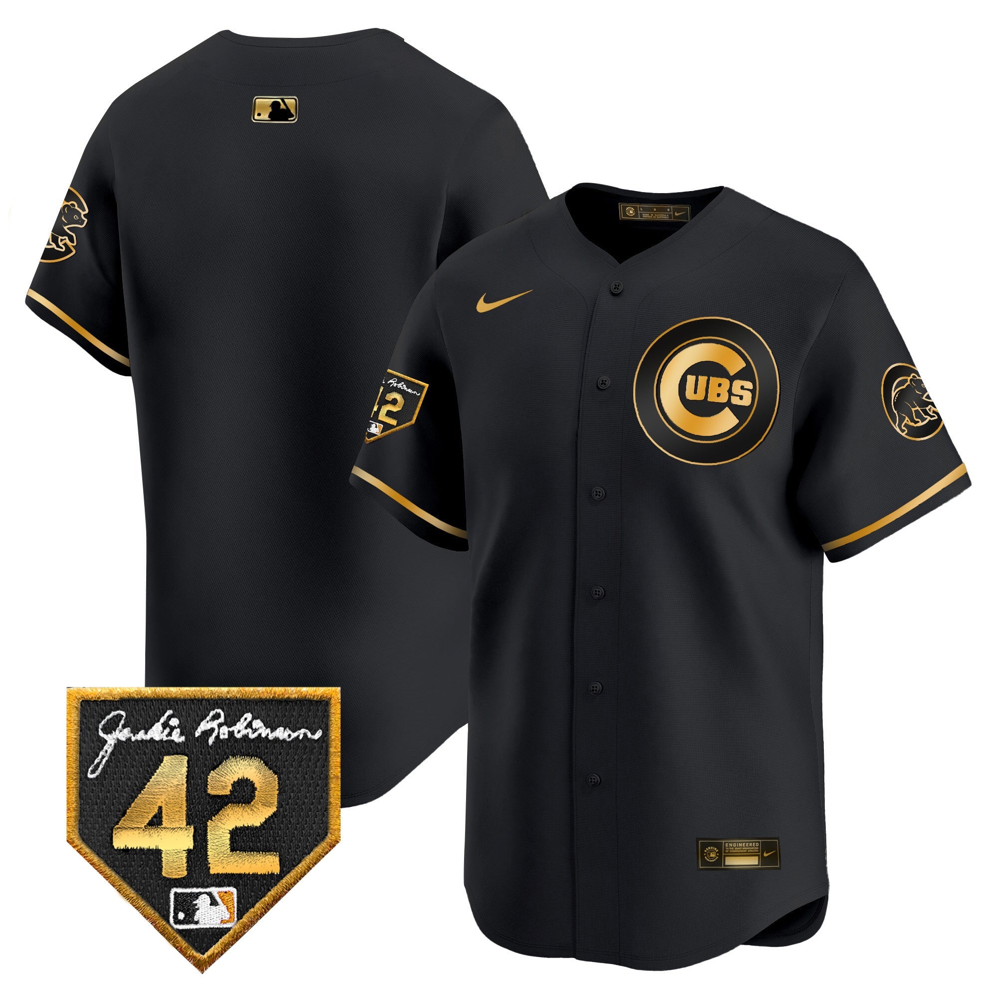 Men’s Chicago 2024 Jackie Robinson Patch Vapor Premier Limited Jersey V2