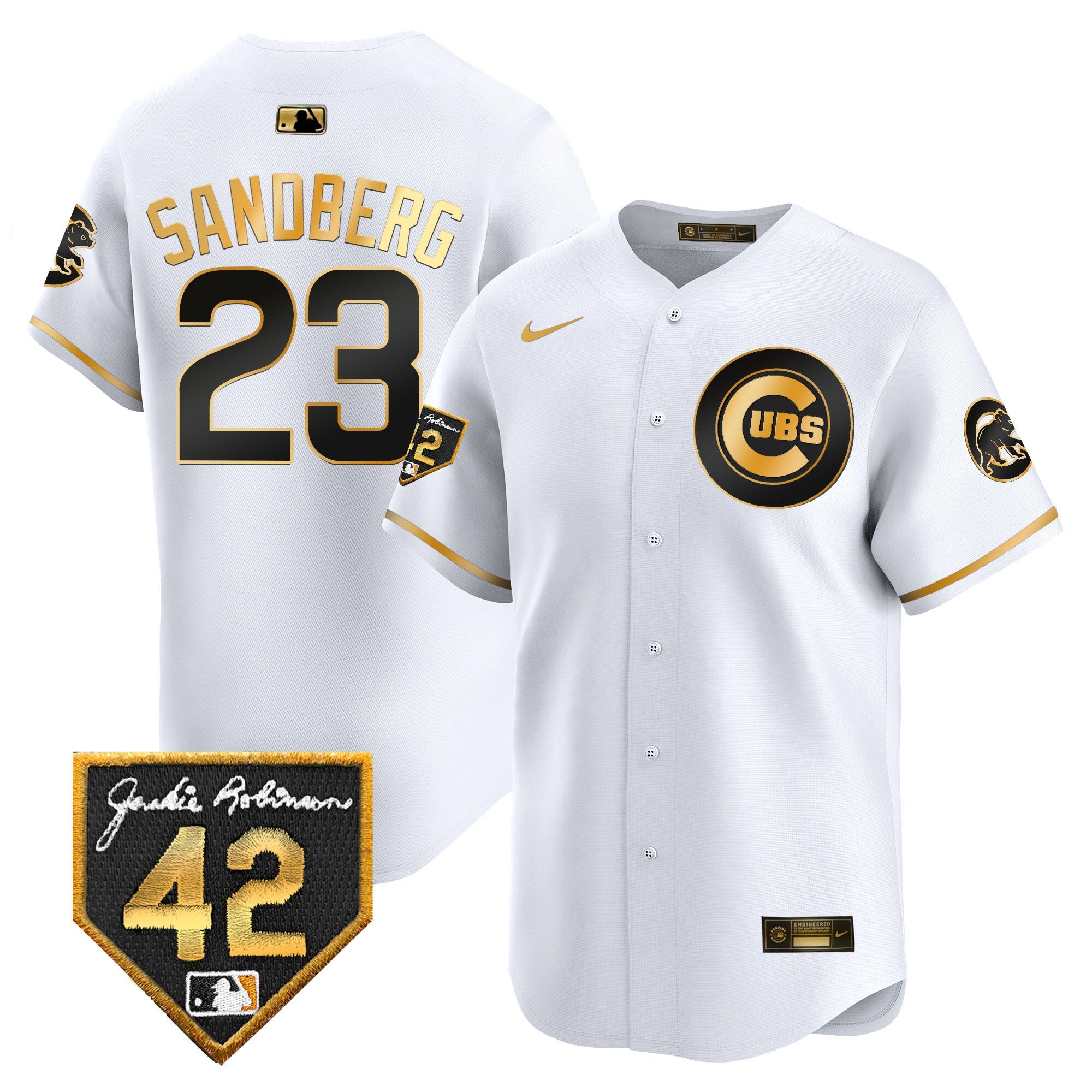 Men’s Chicago 2024 Jackie Robinson Patch Vapor Premier Limited Jersey V2