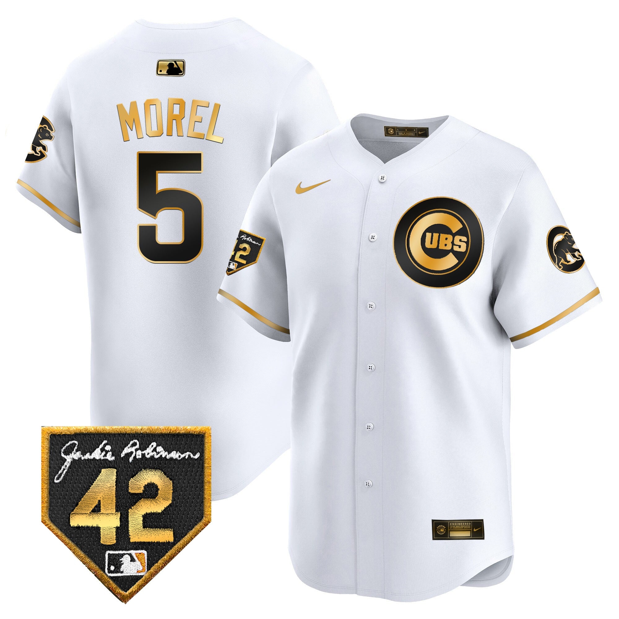 Men’s Chicago 2024 Jackie Robinson Patch Vapor Premier Limited Jersey V2