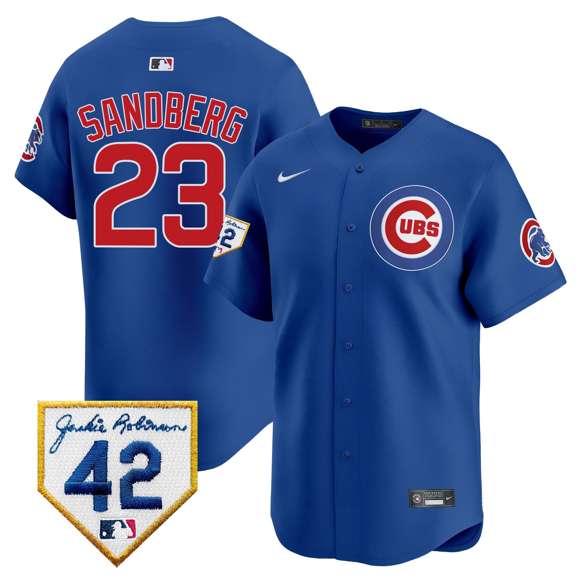 Men’s Chicago 2024 Jackie Robinson Patch Vapor Premier Limited Jersey V2