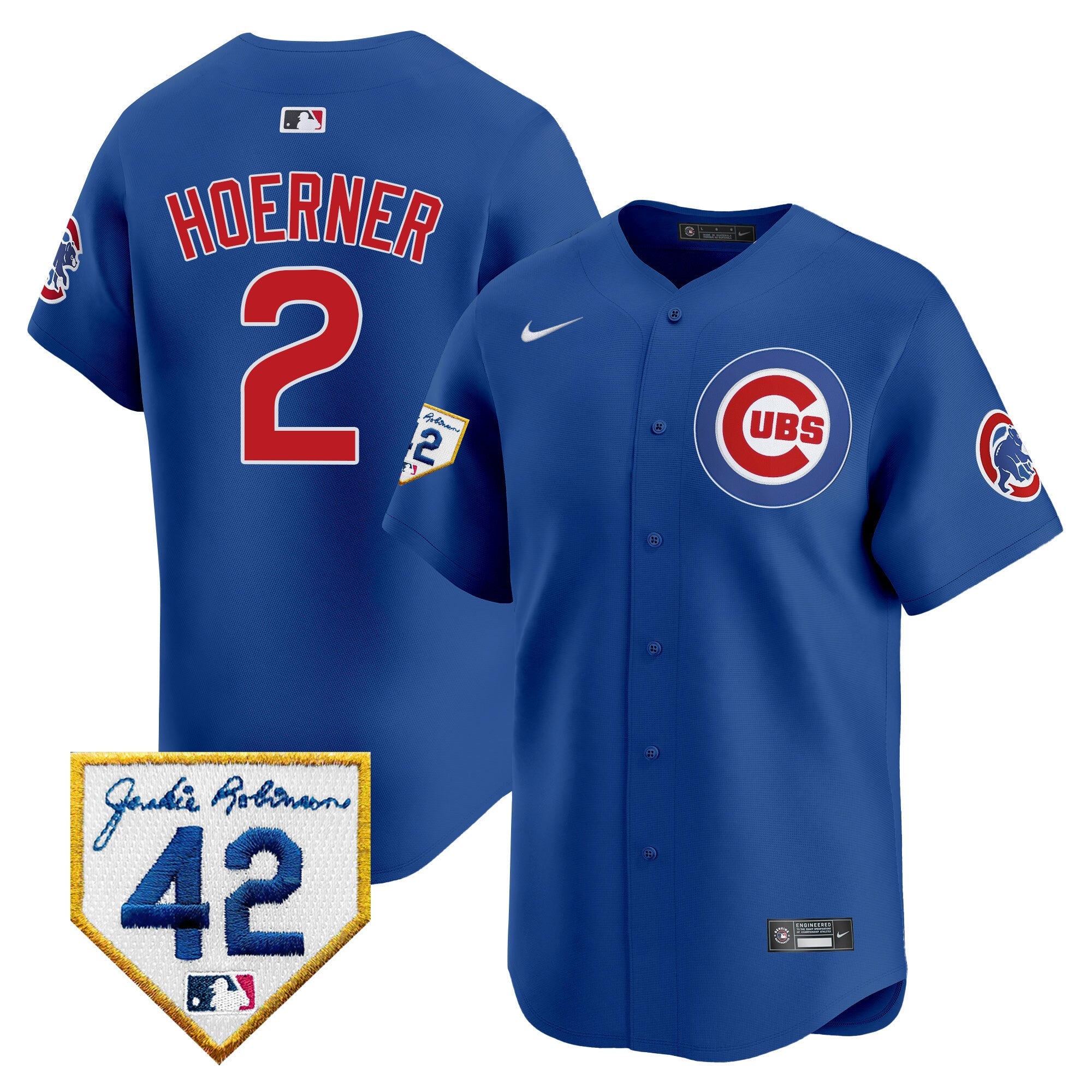 Men’s Chicago 2024 Jackie Robinson Patch Vapor Premier Limited Jersey V2