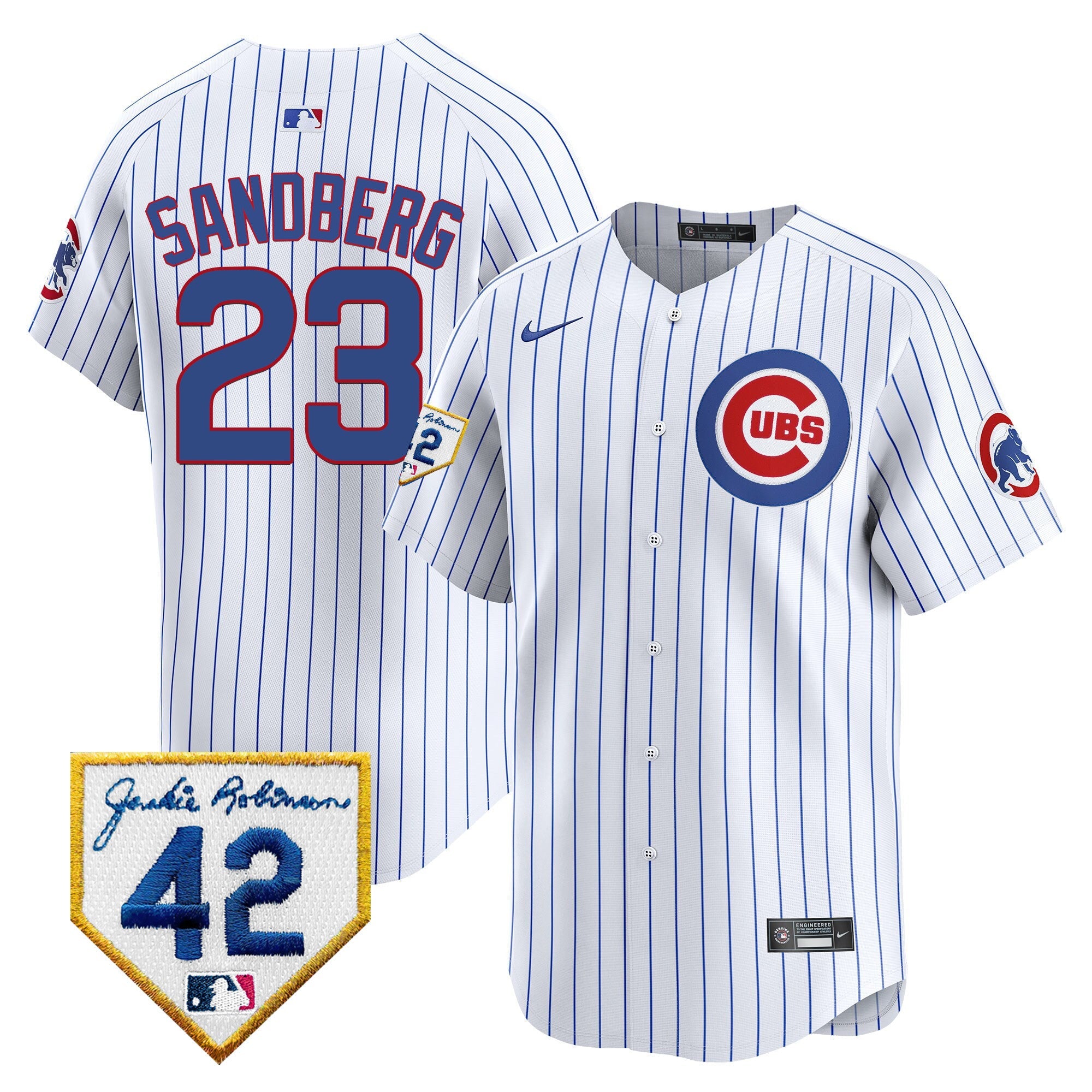 Men’s Chicago 2024 Jackie Robinson Patch Vapor Premier Limited Jersey V2