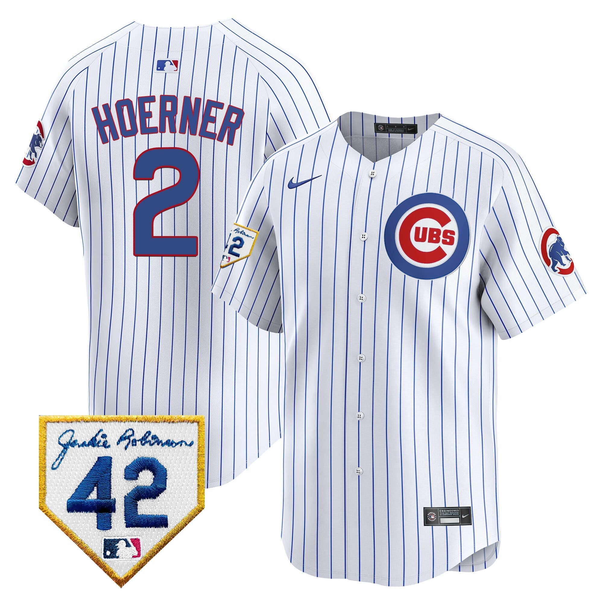 Men’s Chicago 2024 Jackie Robinson Patch Vapor Premier Limited Jersey V2
