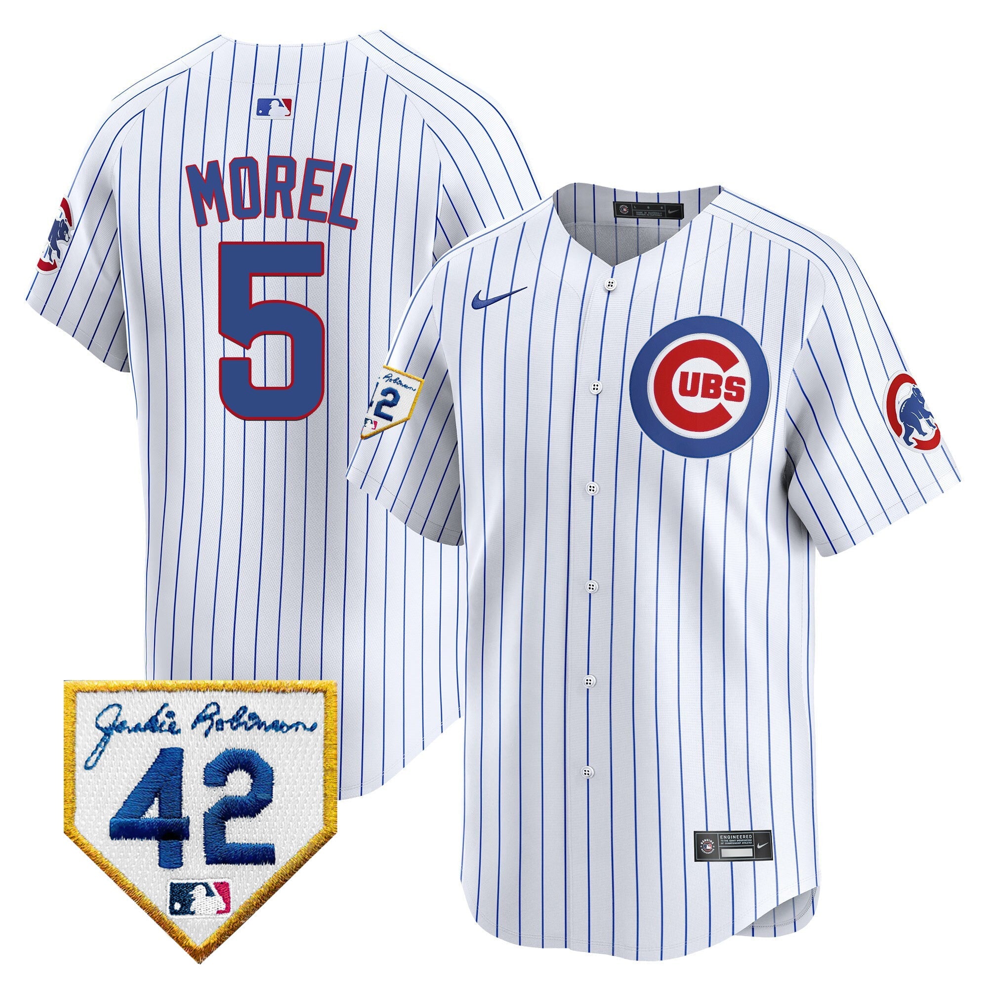 Men’s Chicago 2024 Jackie Robinson Patch Vapor Premier Limited Jersey V2