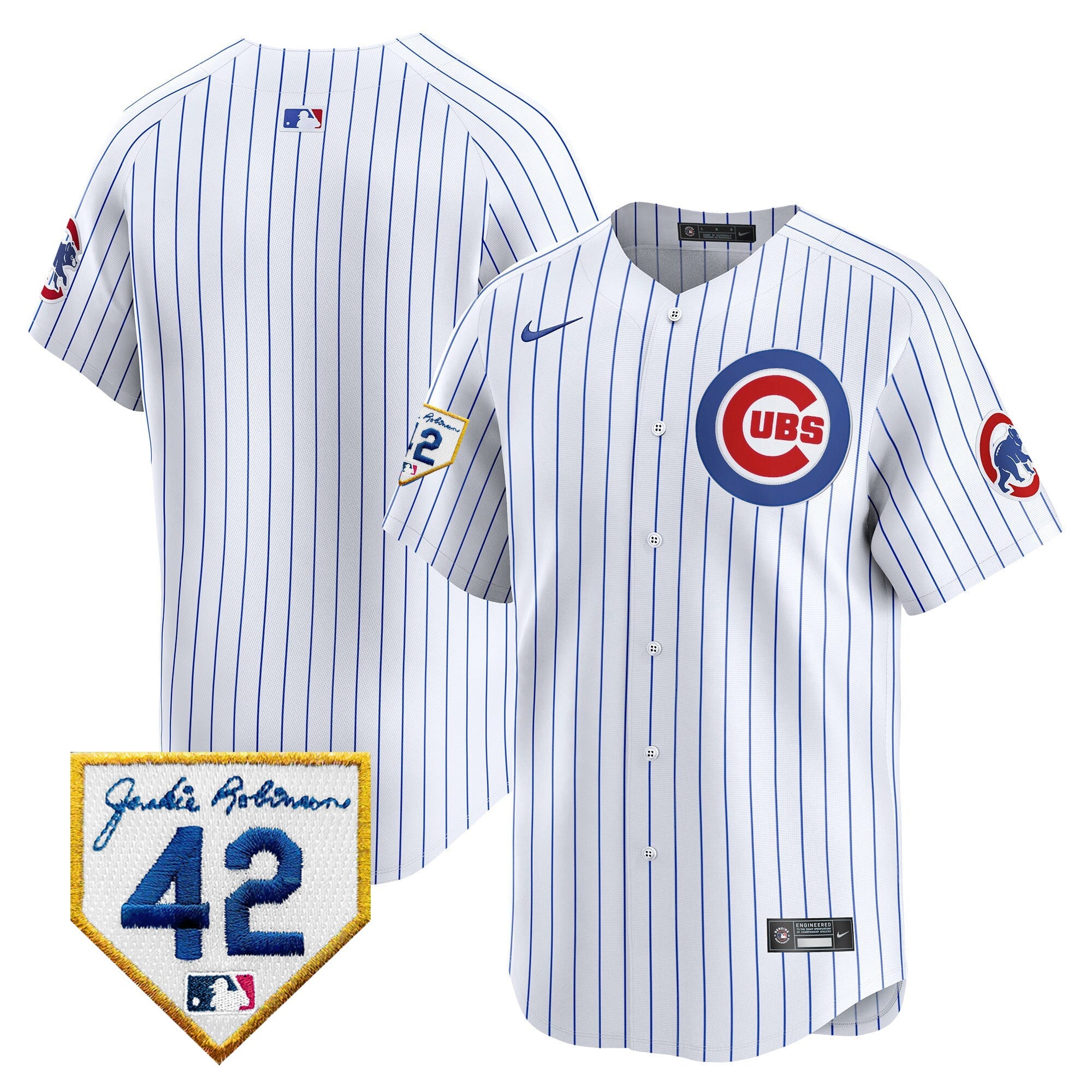 Men’s Chicago 2024 Jackie Robinson Patch Vapor Premier Limited Jersey V2