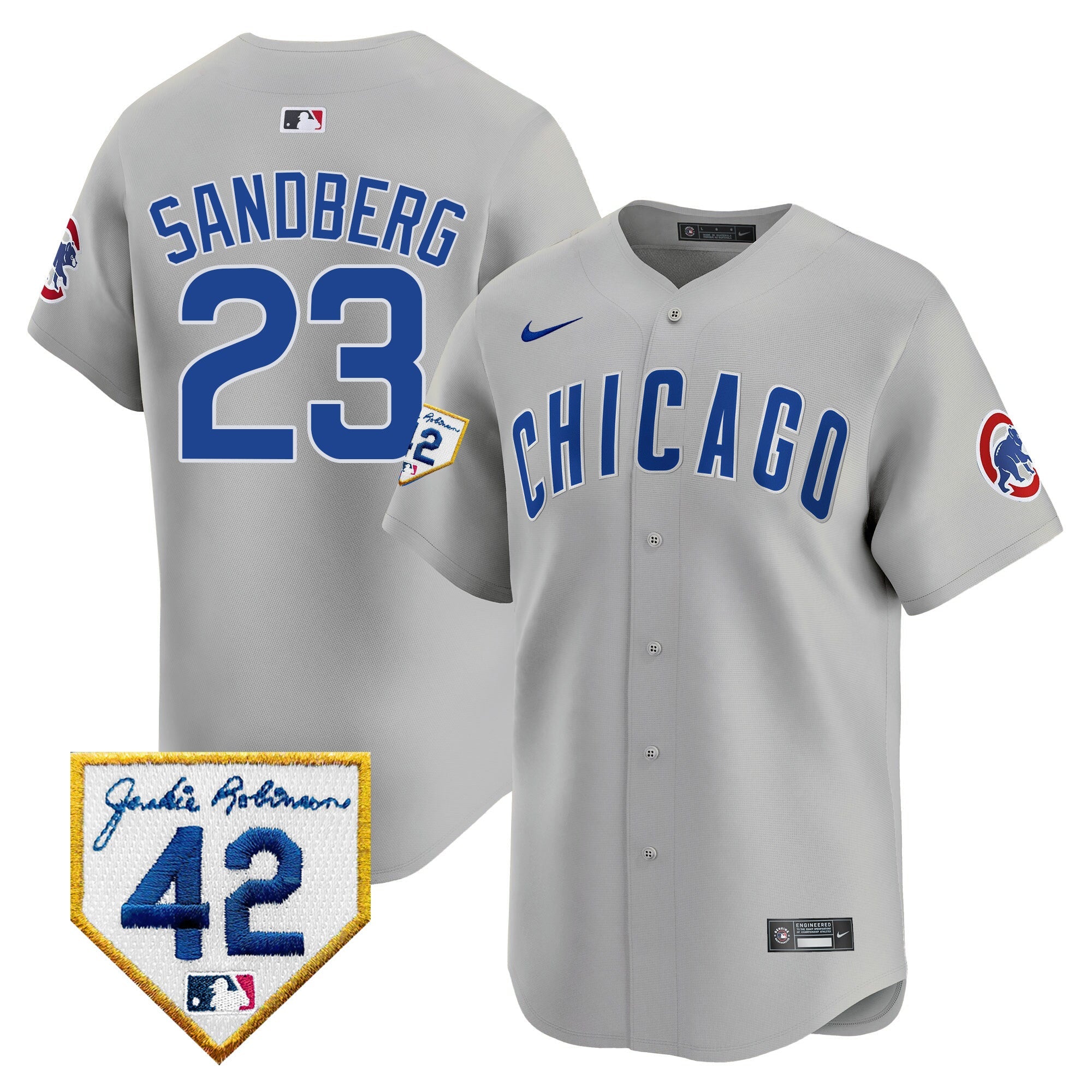 Men’s Chicago 2024 Jackie Robinson Patch Vapor Premier Limited Jersey V2