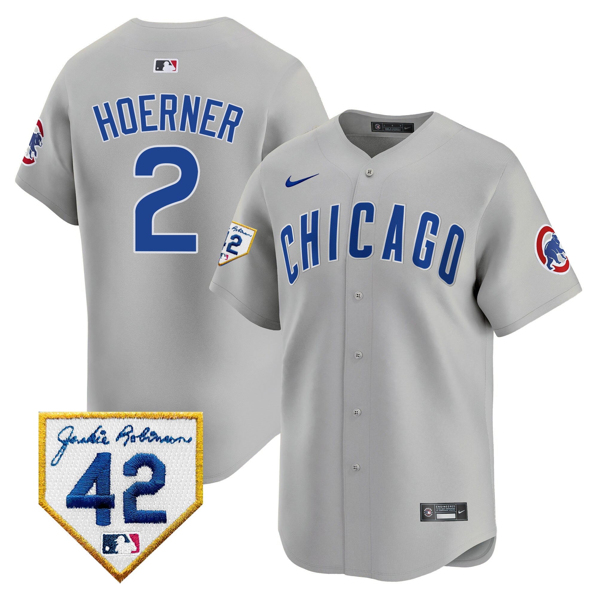 Men’s Chicago 2024 Jackie Robinson Patch Vapor Premier Limited Jersey V2