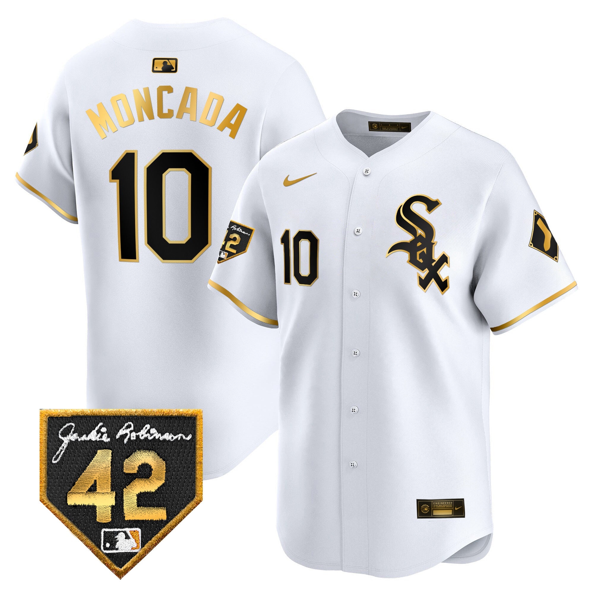 Men’s Chicago 2024 Jackie Robinson Patch Vapor Premier Limited Jersey