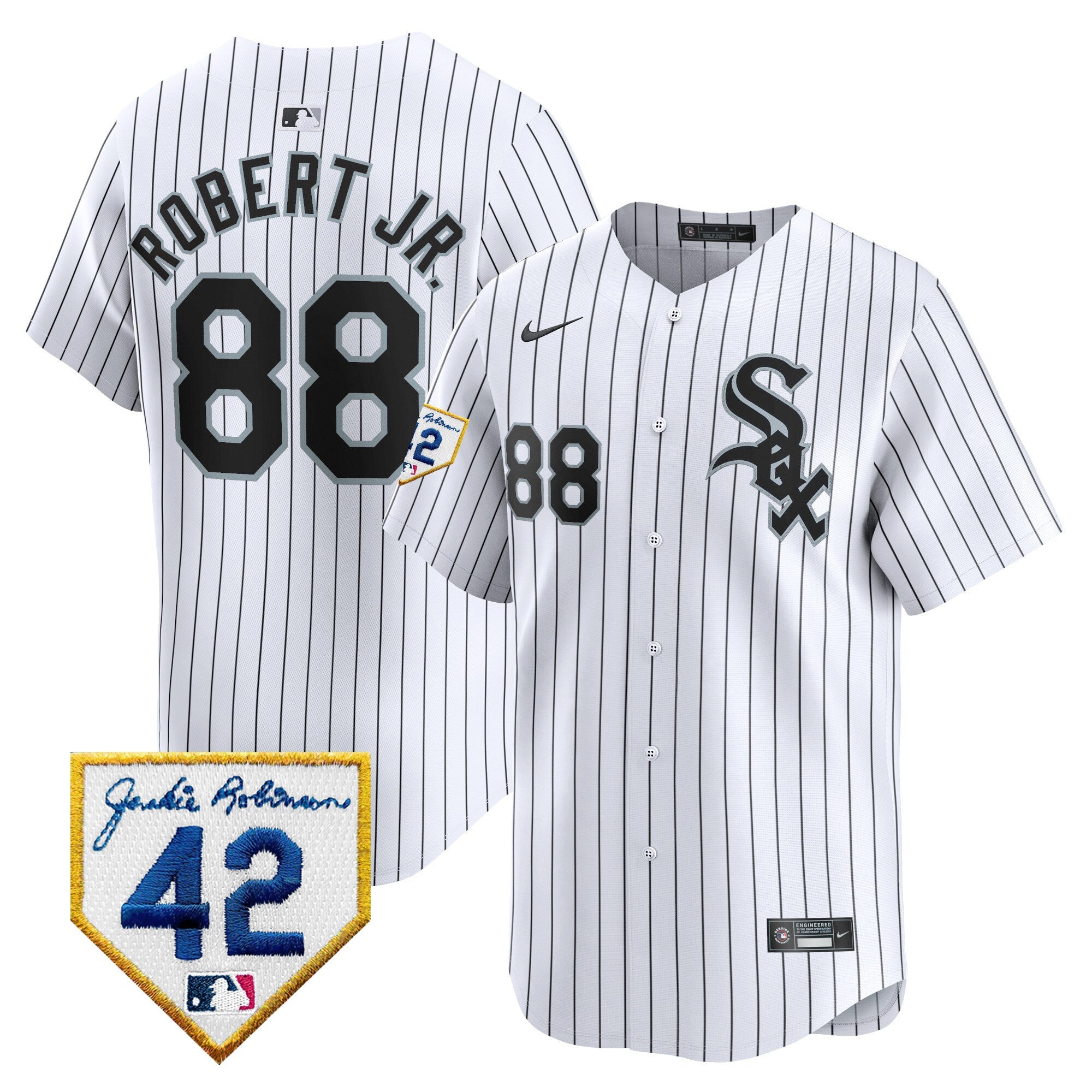 Men’s Chicago 2024 Jackie Robinson Patch Vapor Premier Limited Jersey