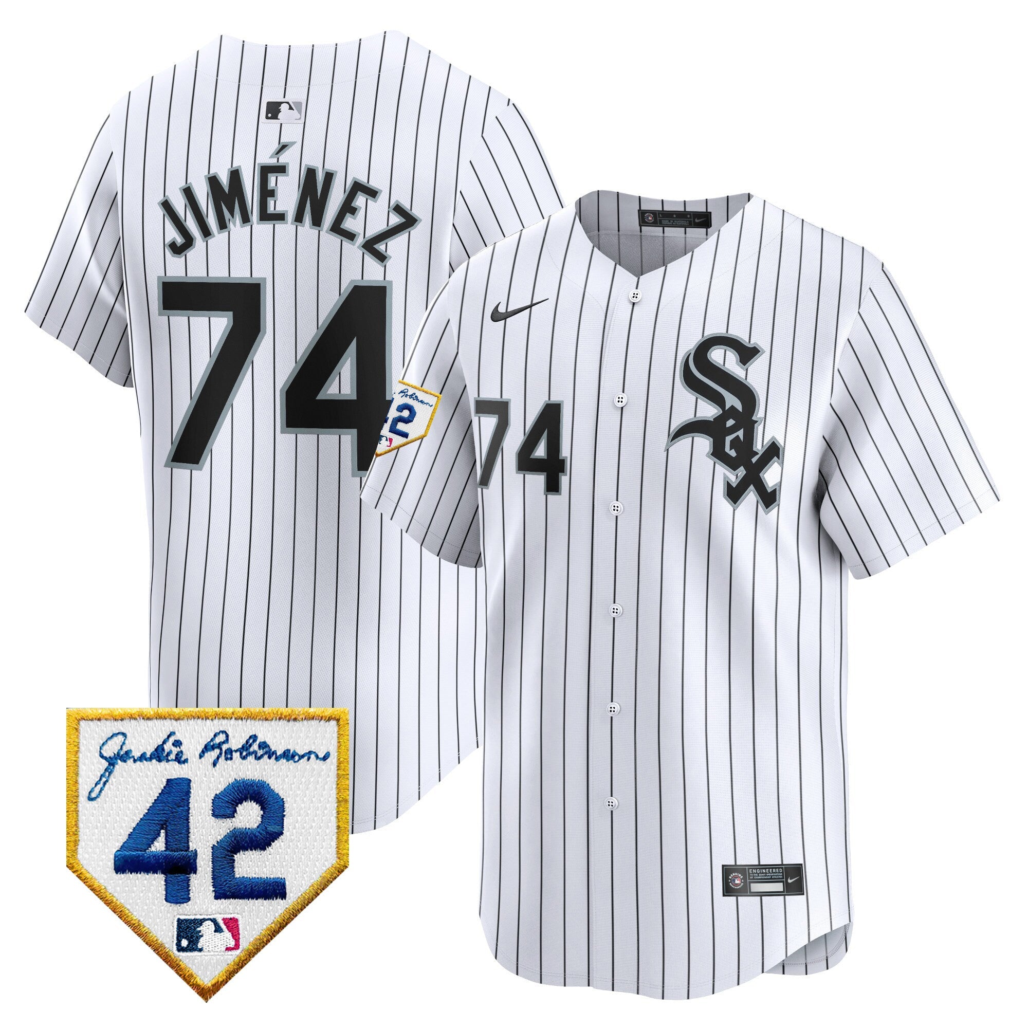 Men’s Chicago 2024 Jackie Robinson Patch Vapor Premier Limited Jersey