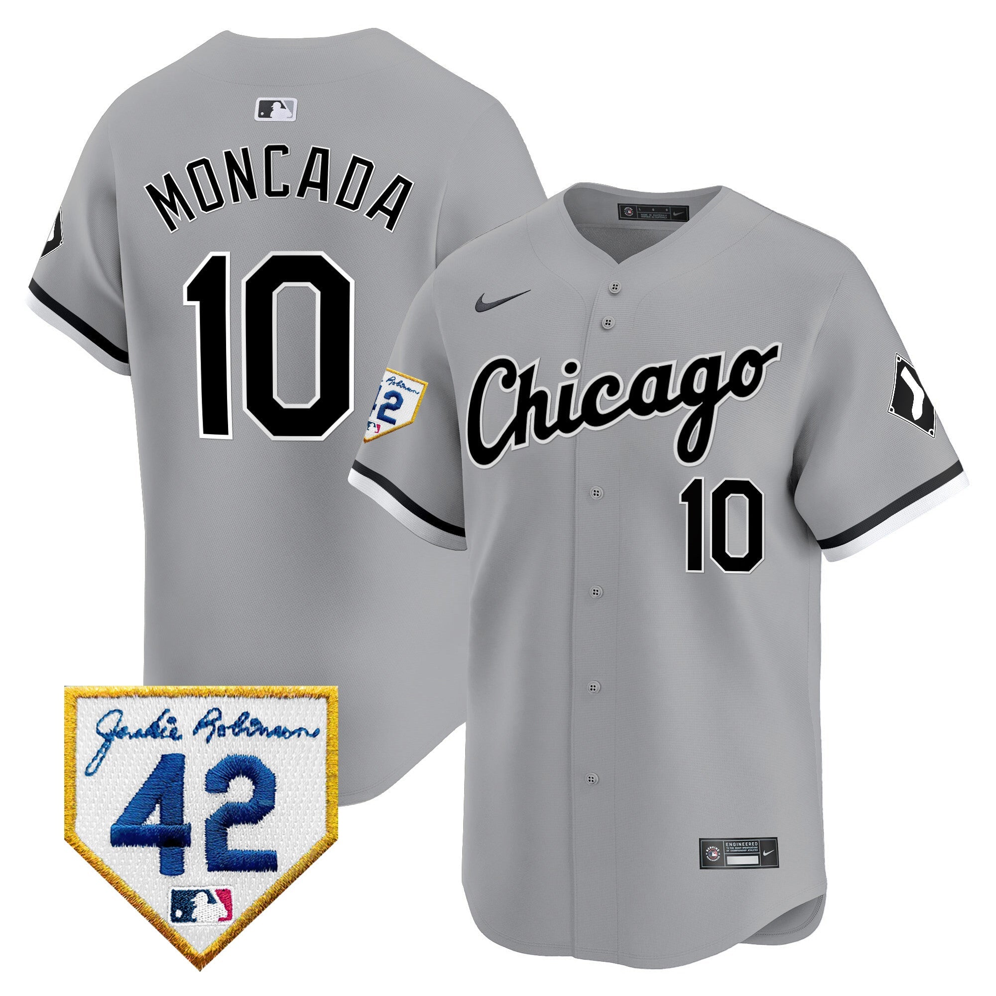 Men’s Chicago 2024 Jackie Robinson Patch Vapor Premier Limited Jersey