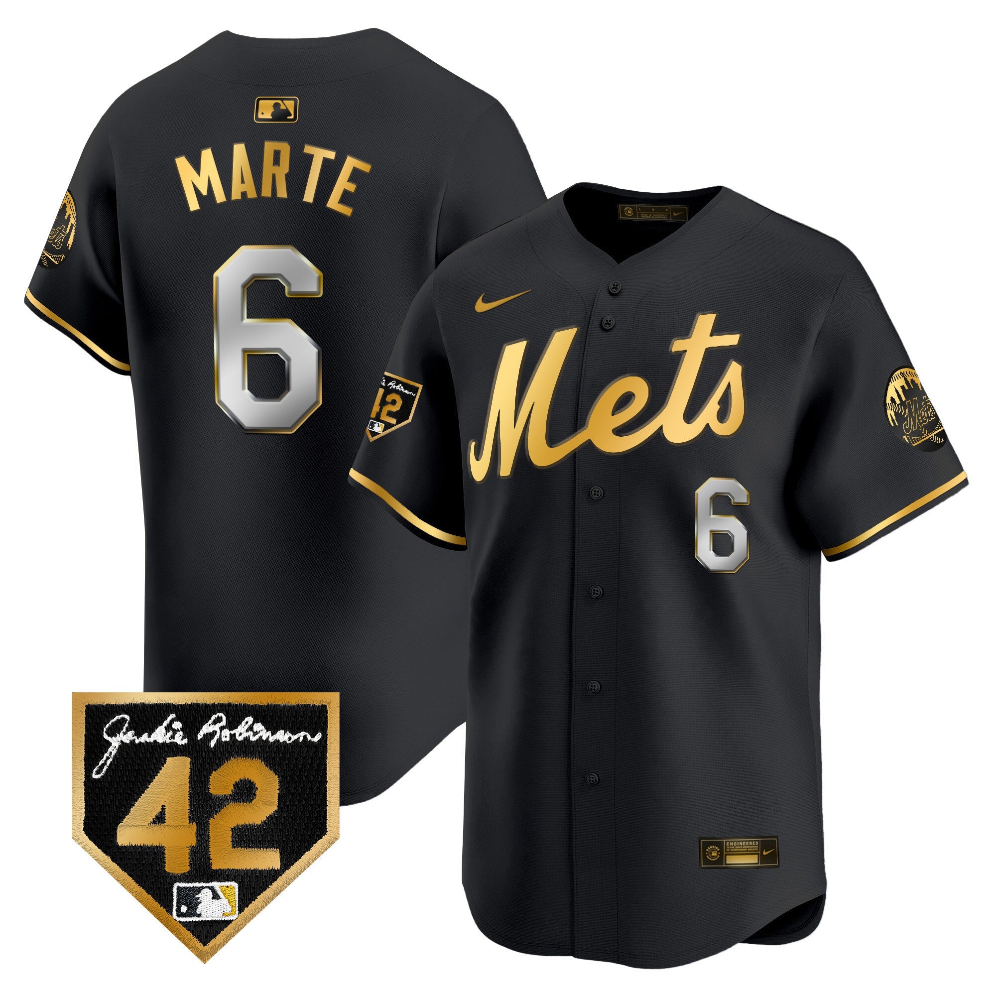 Men’s New York 2024 Jackie Robinson Patch Vapor Premier Limited Jersey