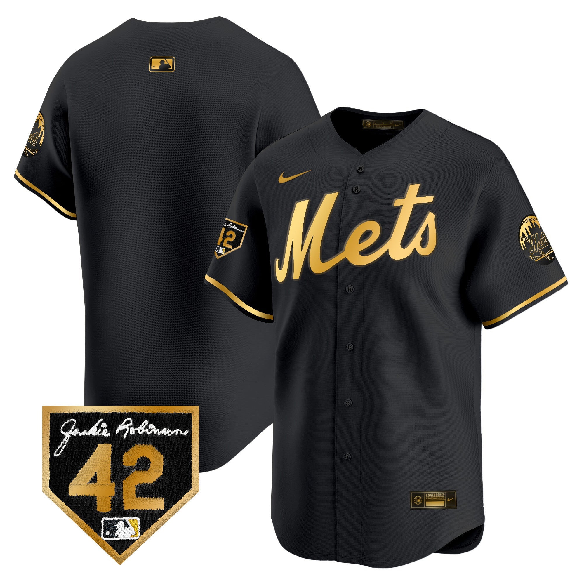 Men’s New York 2024 Jackie Robinson Patch Vapor Premier Limited Jersey