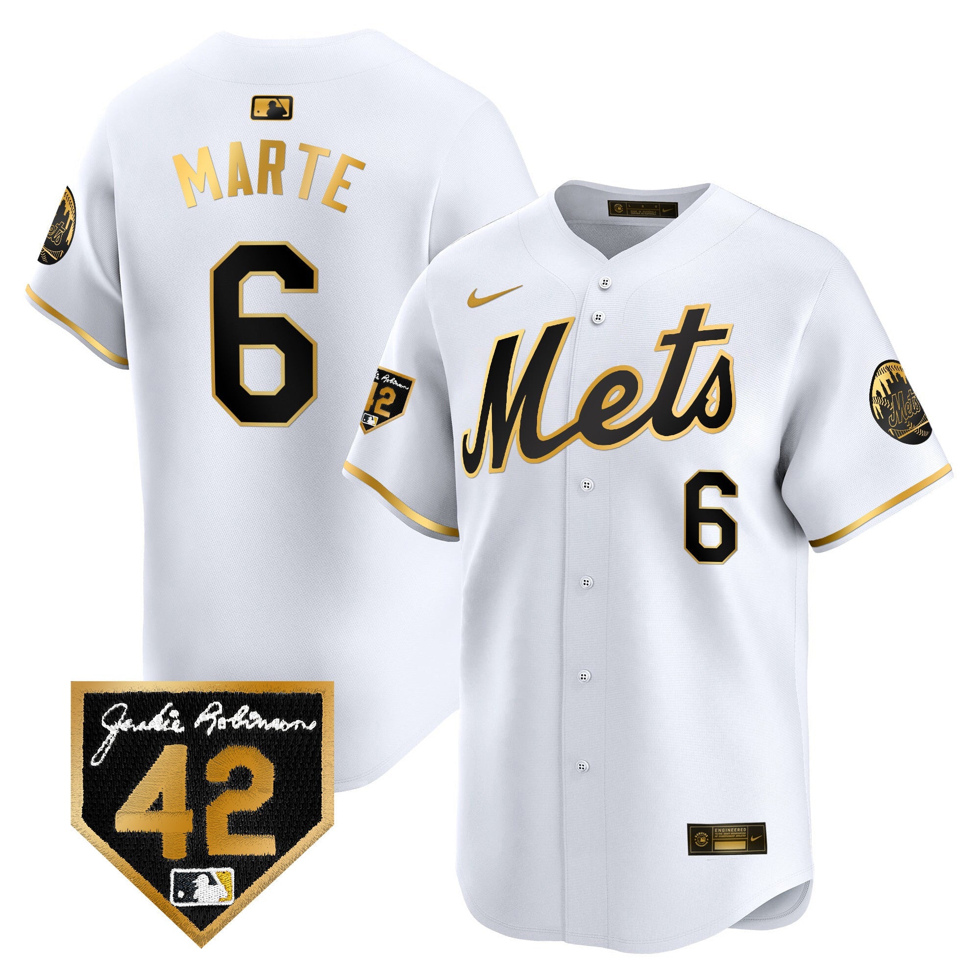 Men’s New York 2024 Jackie Robinson Patch Vapor Premier Limited Jersey