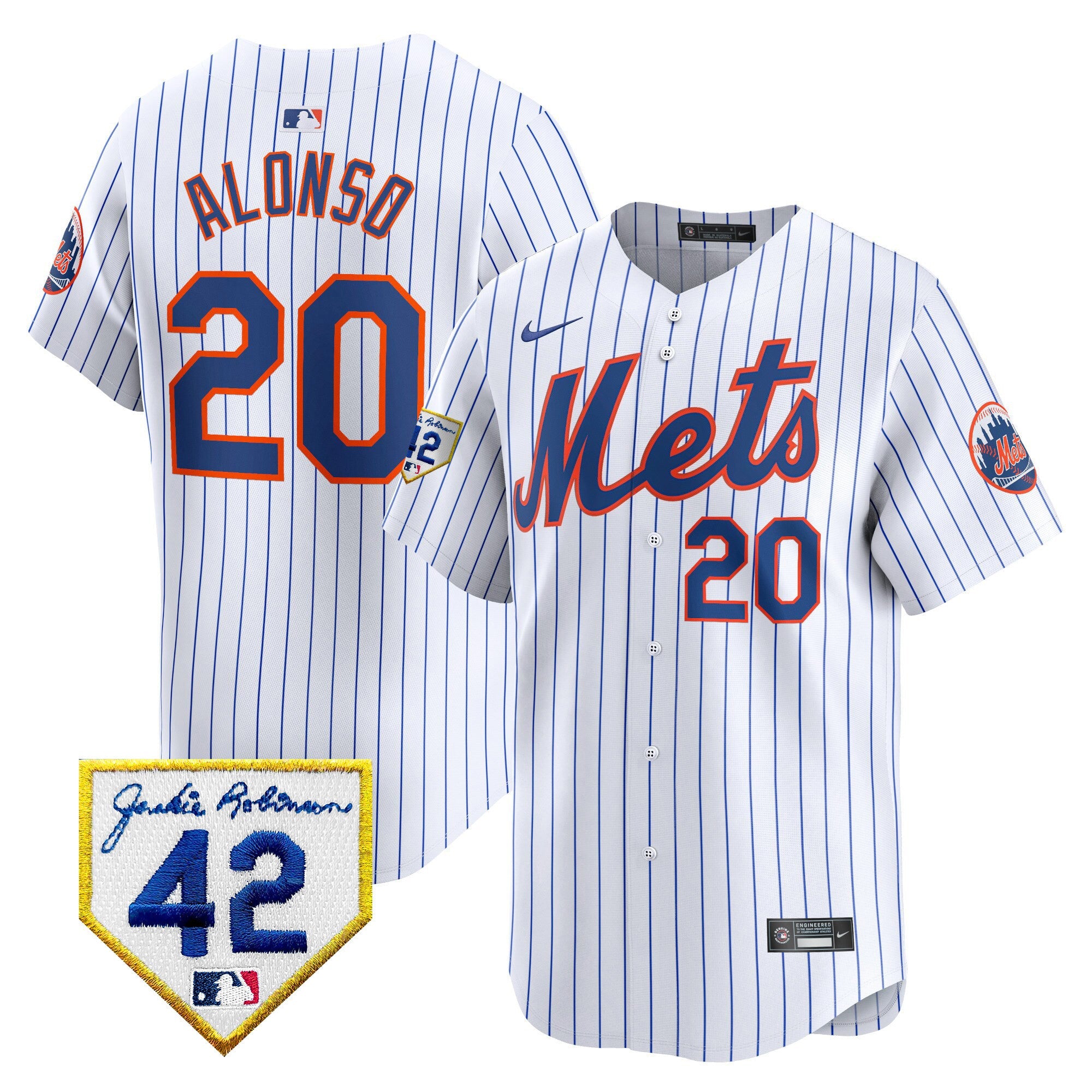 Men’s New York 2024 Jackie Robinson Patch Vapor Premier Limited Jersey