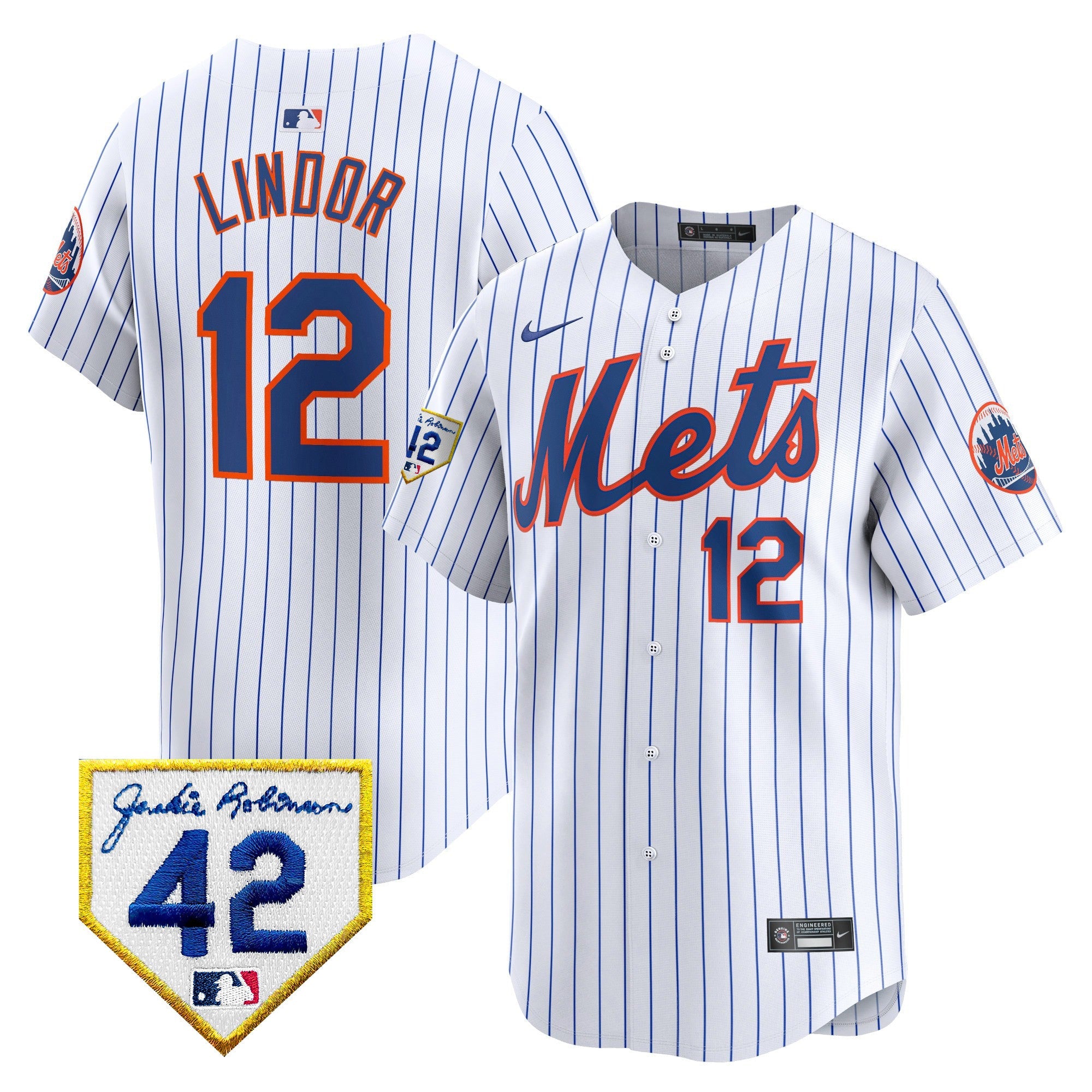 Men’s New York 2024 Jackie Robinson Patch Vapor Premier Limited Jersey