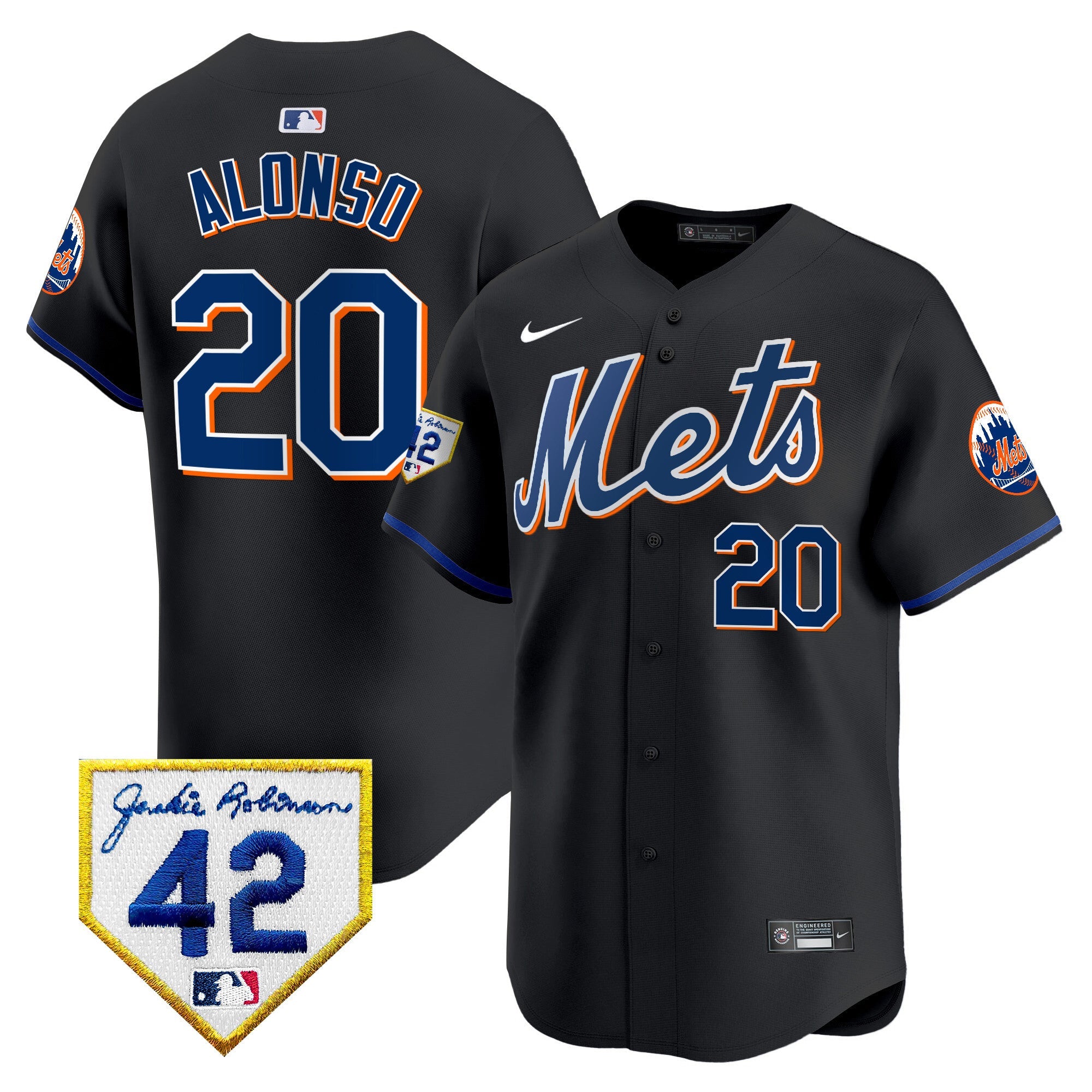 Men’s New York 2024 Jackie Robinson Patch Vapor Premier Limited Jersey