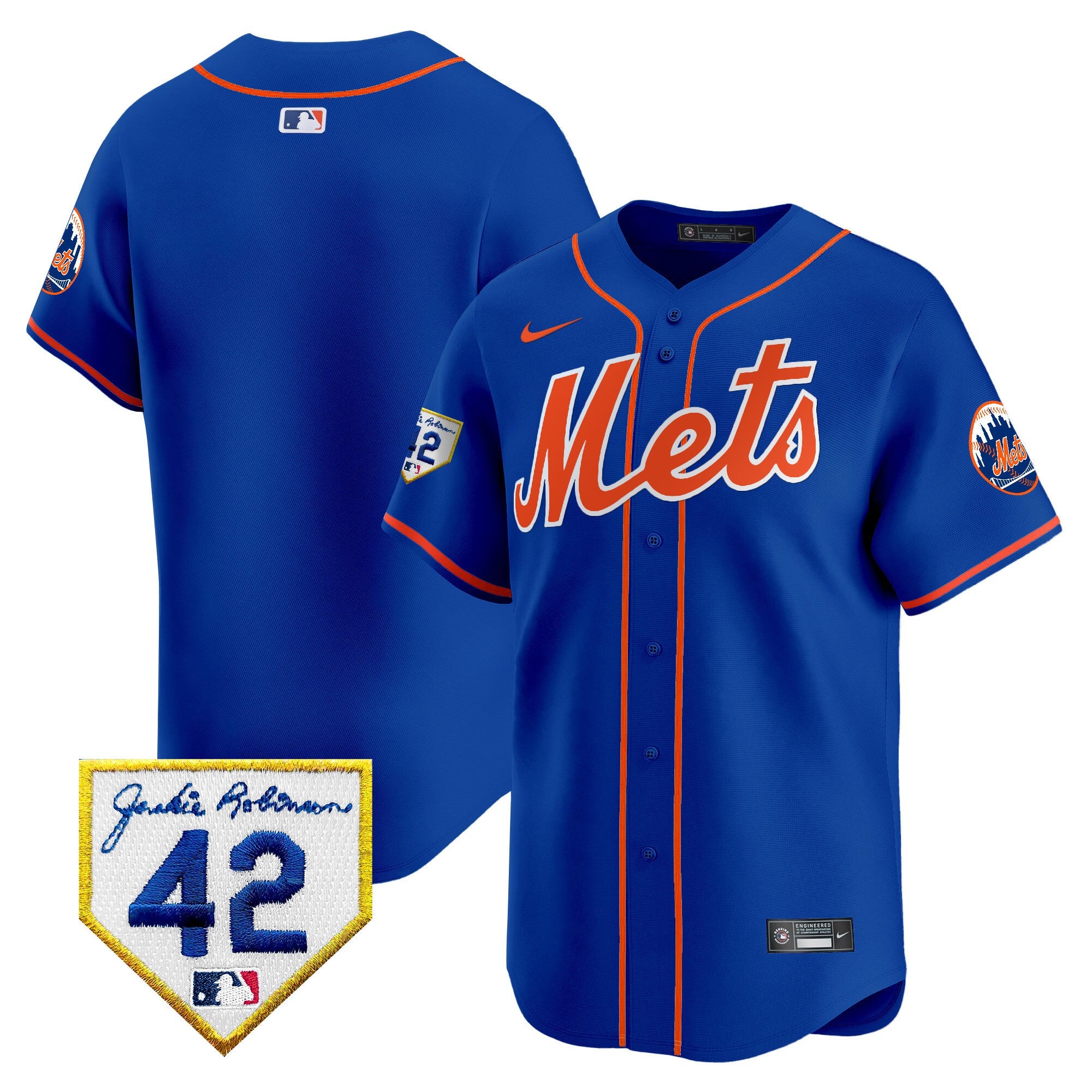 Men’s New York 2024 Jackie Robinson Patch Vapor Premier Limited Jersey