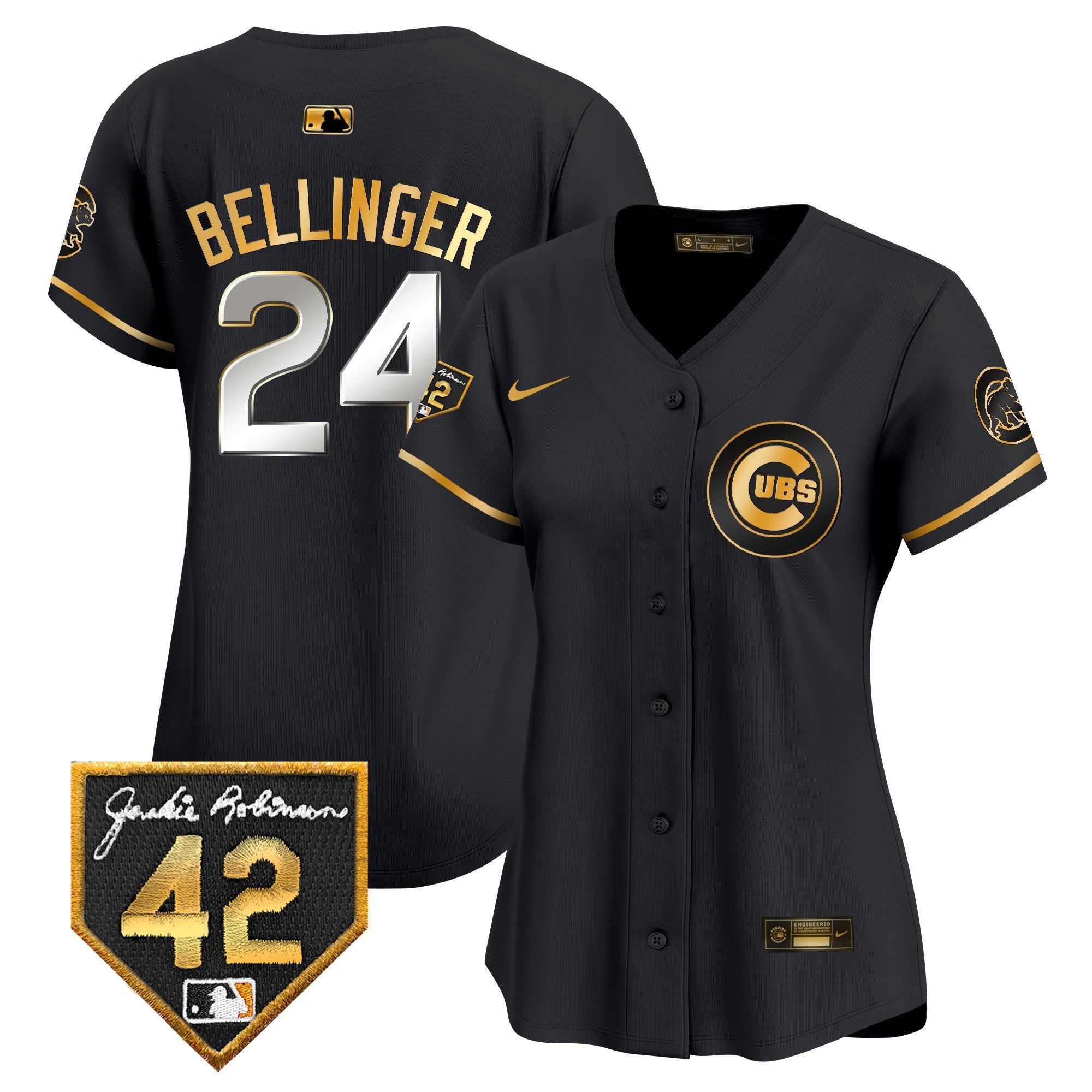 Women’s Chicago Jackie Robinson Patch Vapor Premier Limited Jersey V2
