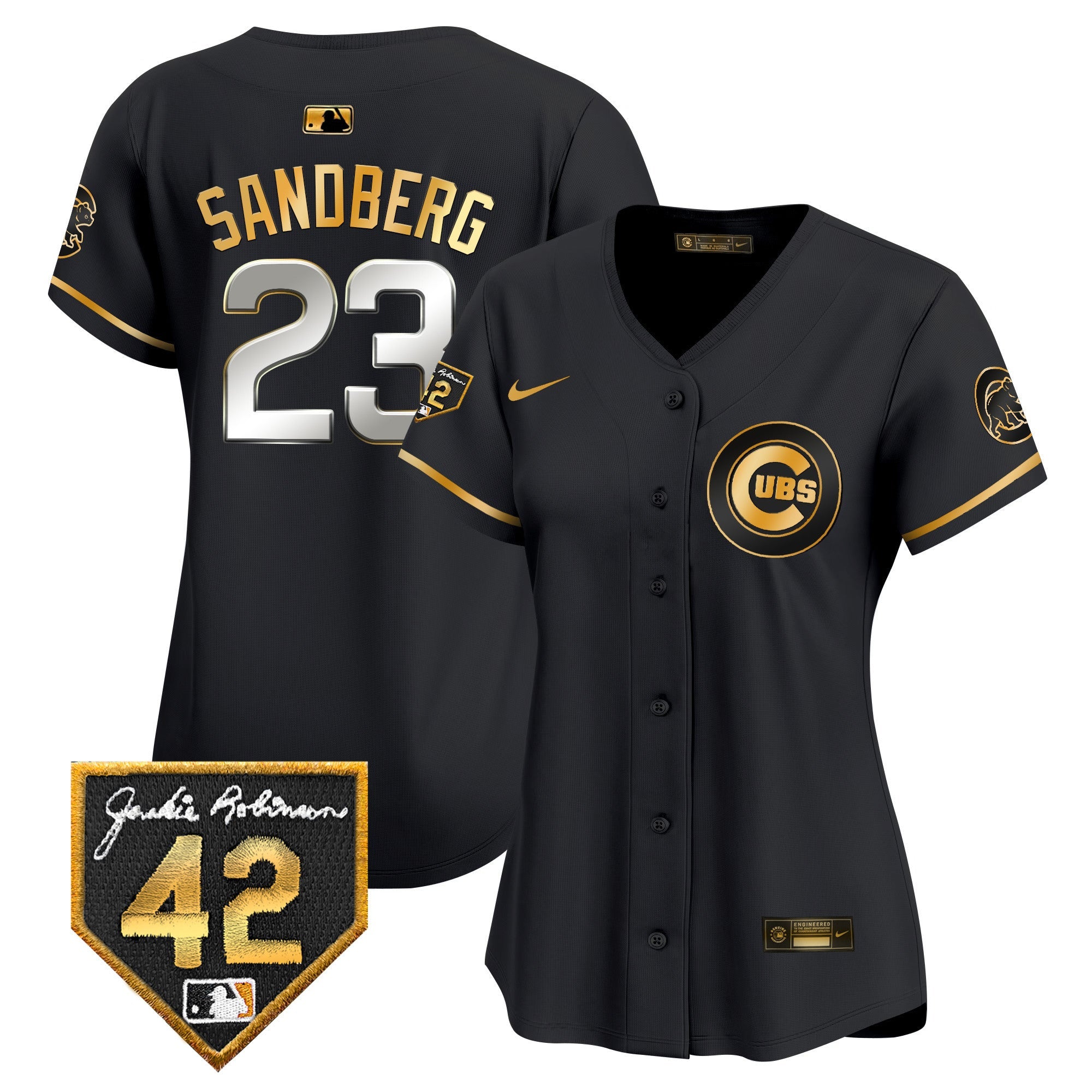 Women’s Chicago Jackie Robinson Patch Vapor Premier Limited Jersey V2