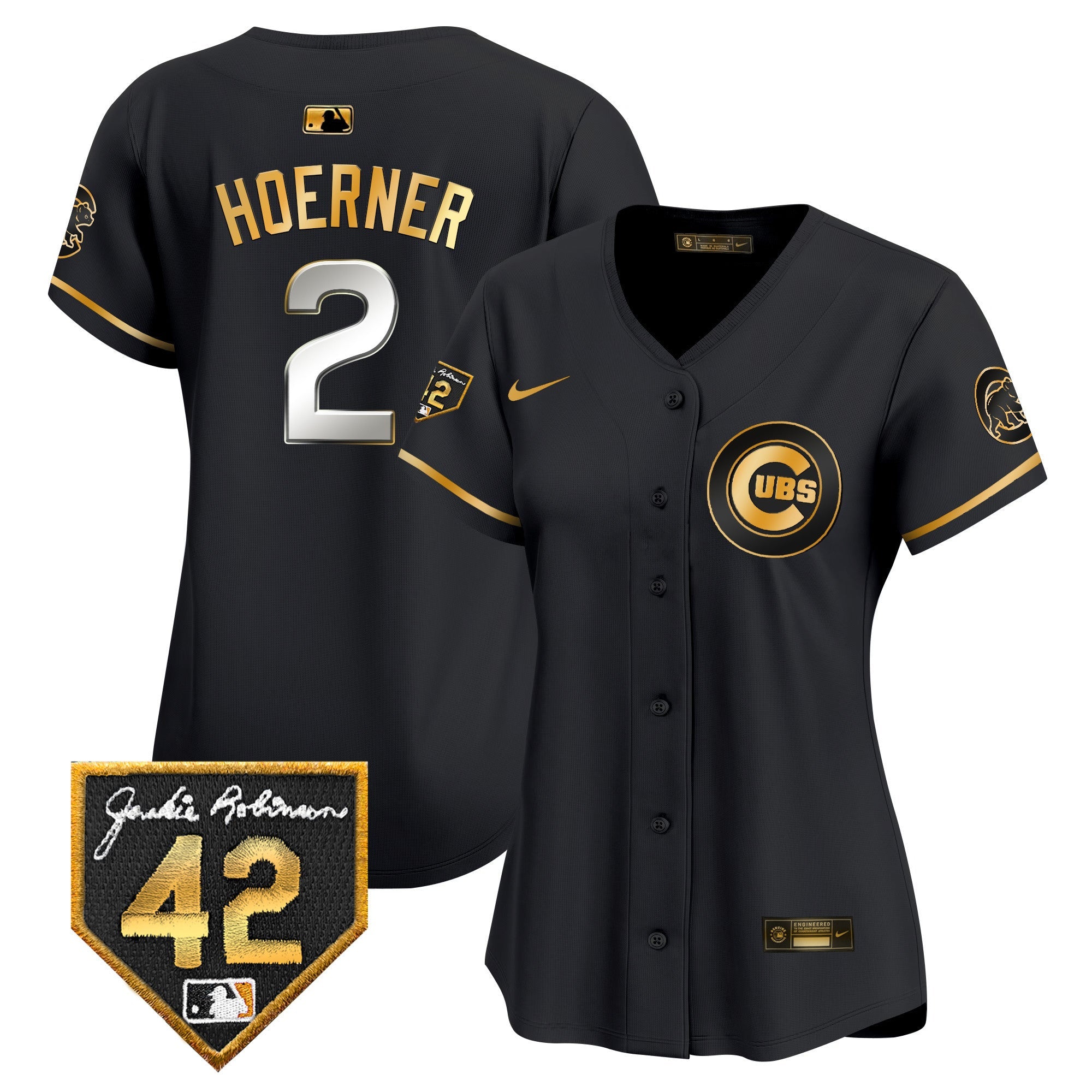 Women’s Chicago Jackie Robinson Patch Vapor Premier Limited Jersey V2
