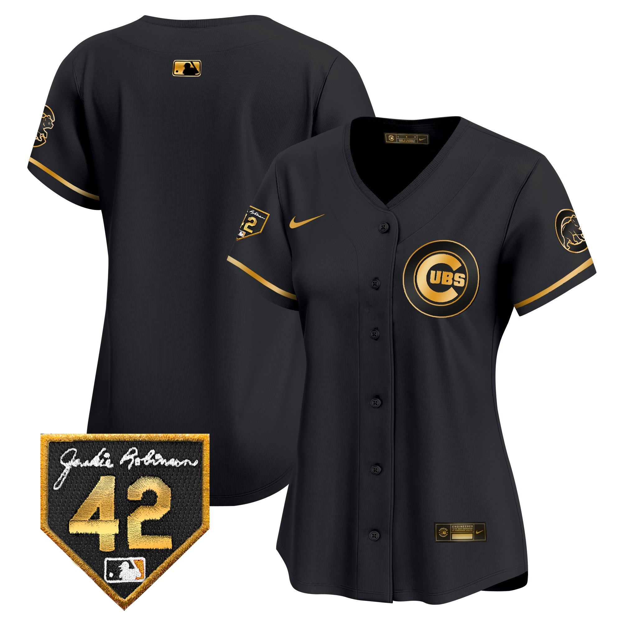 Women’s Chicago Jackie Robinson Patch Vapor Premier Limited Jersey V2
