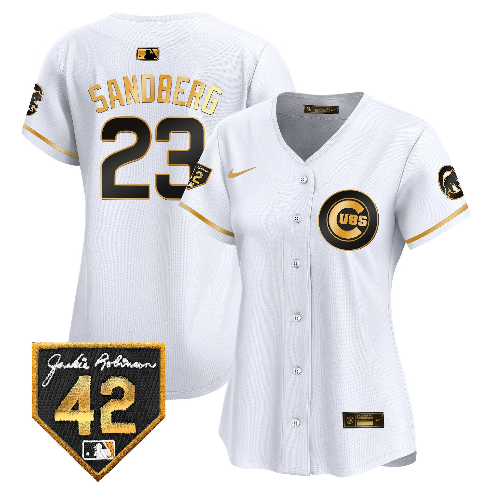 Women’s Chicago Jackie Robinson Patch Vapor Premier Limited Jersey V2